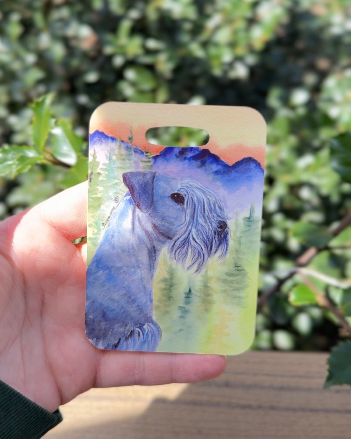 Cesky Terrier Dog Luggage Tag