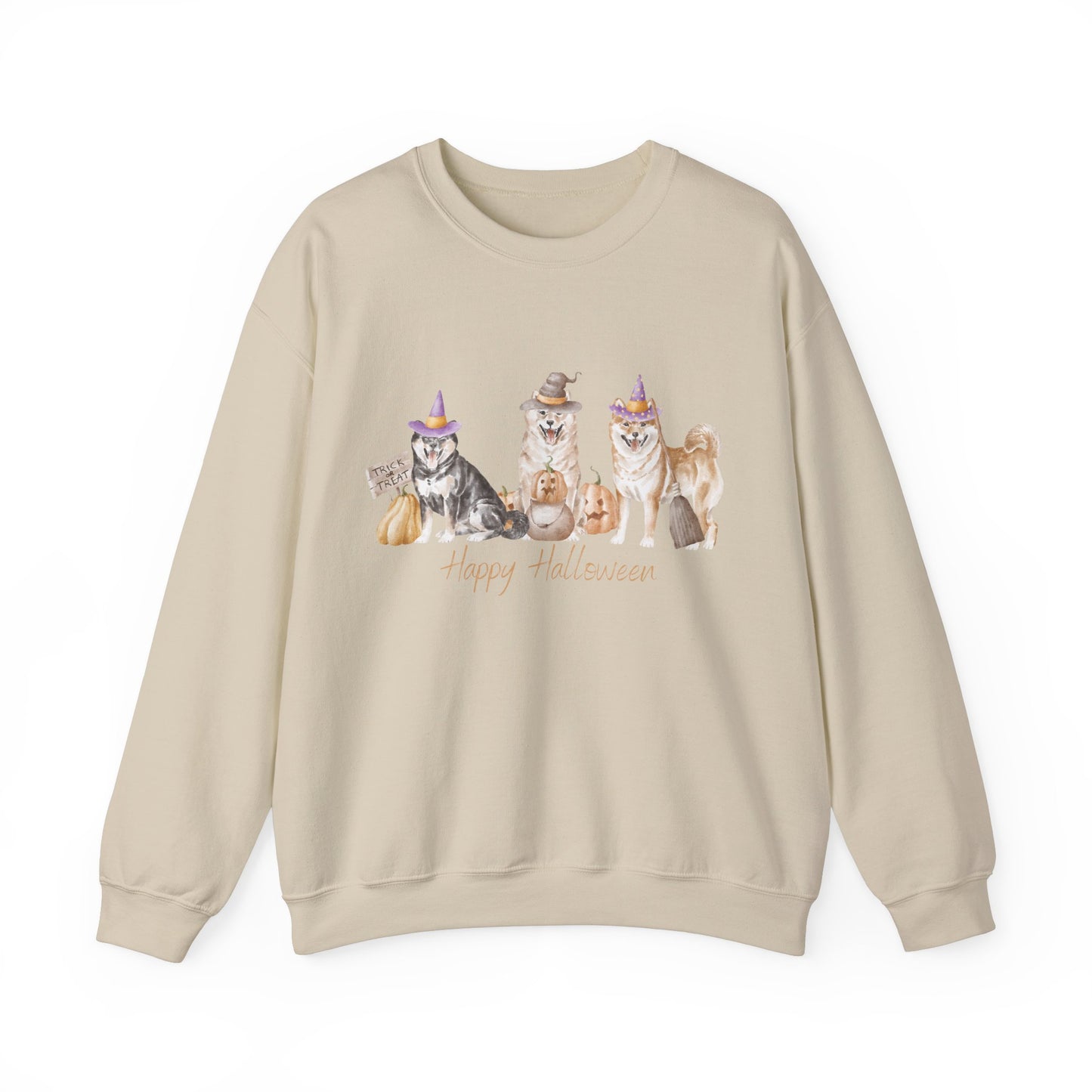Shiba Inu Dog Halloween Unisex Heavy Blend Crewneck Sweatshirt