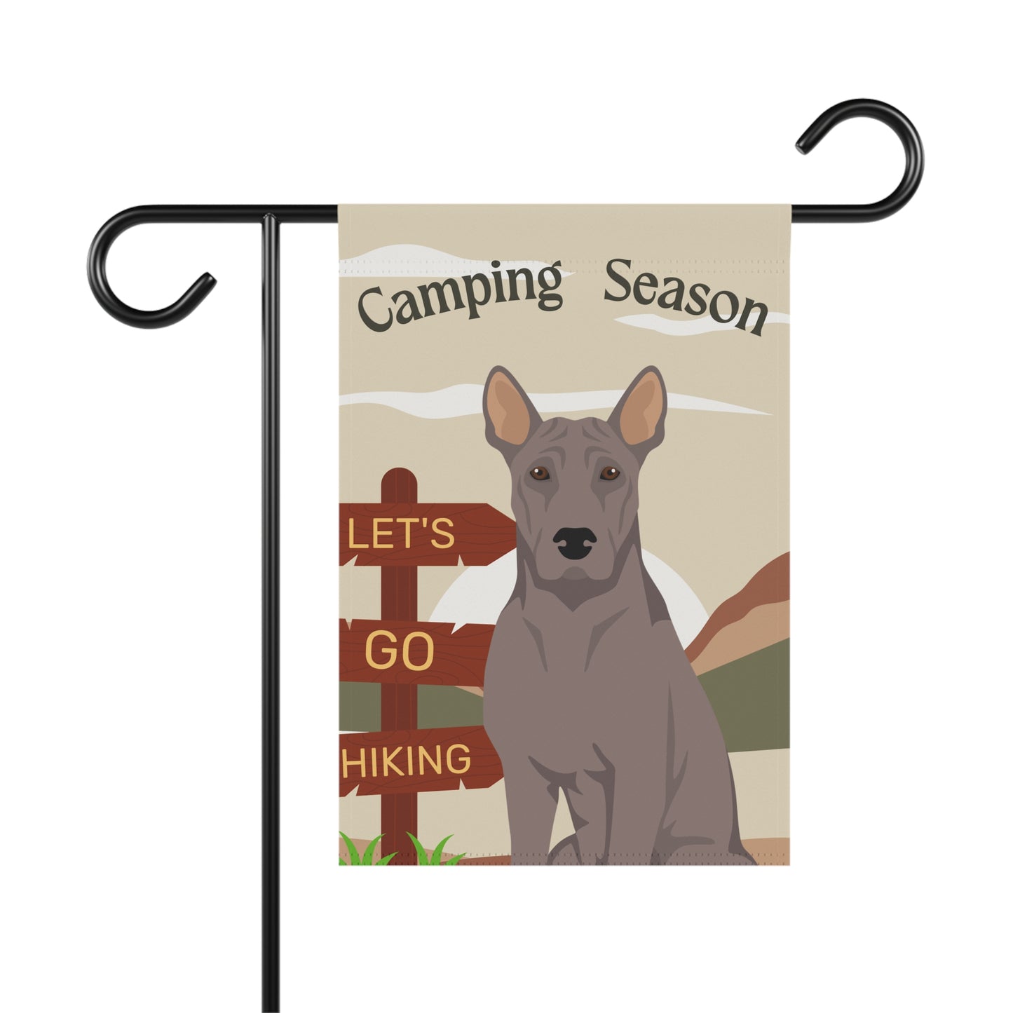 Thai Ridgeback Dog Camping Garden Flag