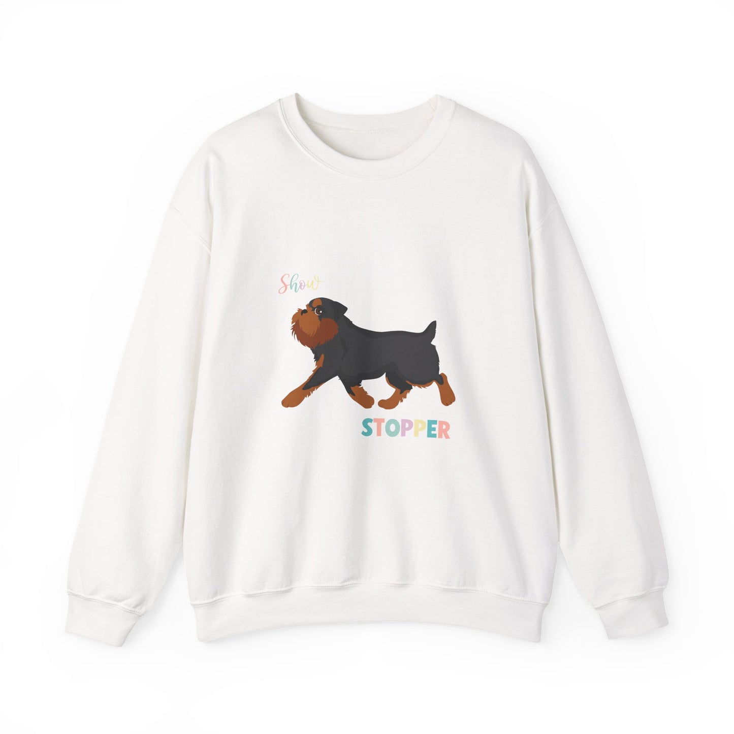 Brussels Griffion Dog Unisex Heavy Blend Crewneck Sweatshirt