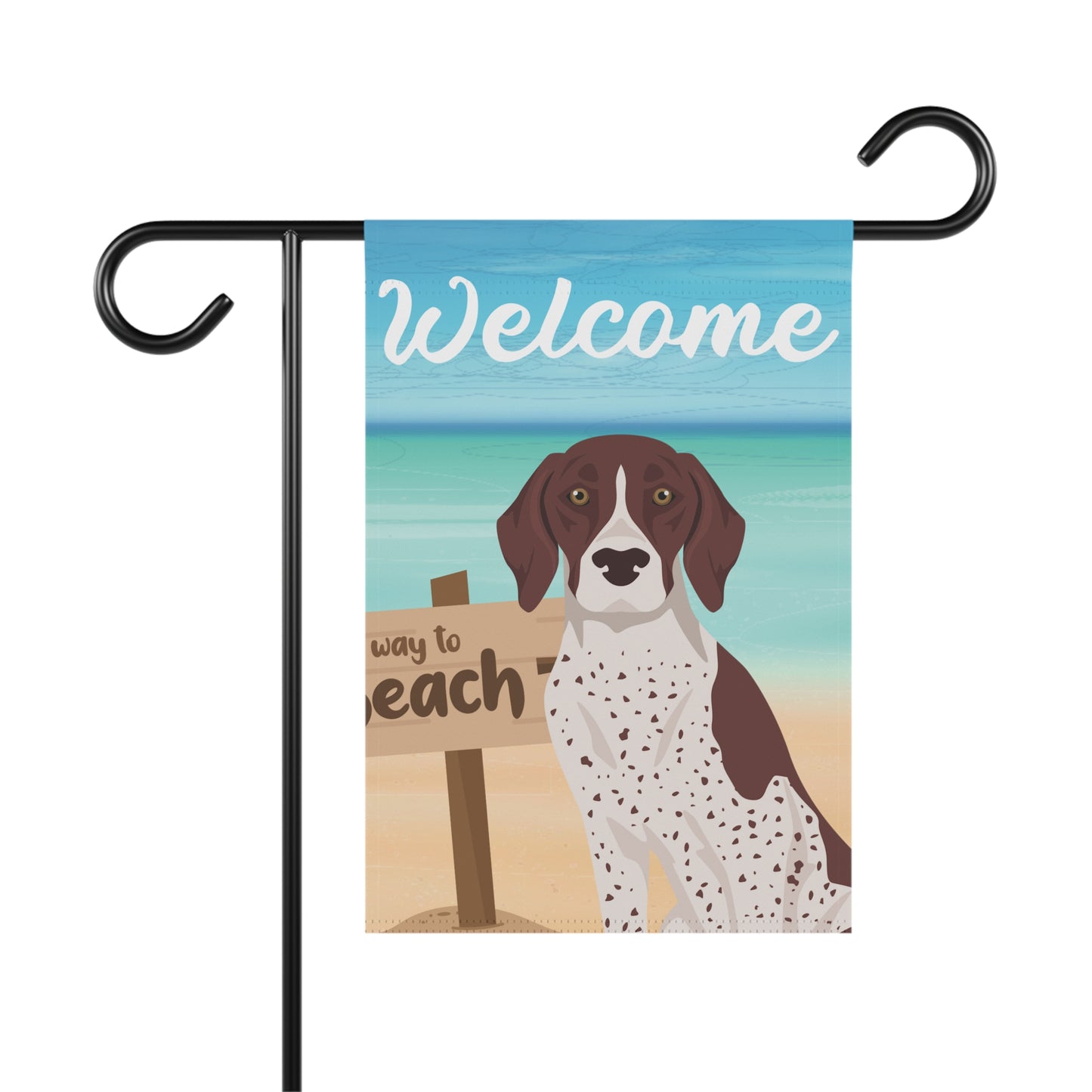 German Shorthaired Pointer Dog Garden Flag