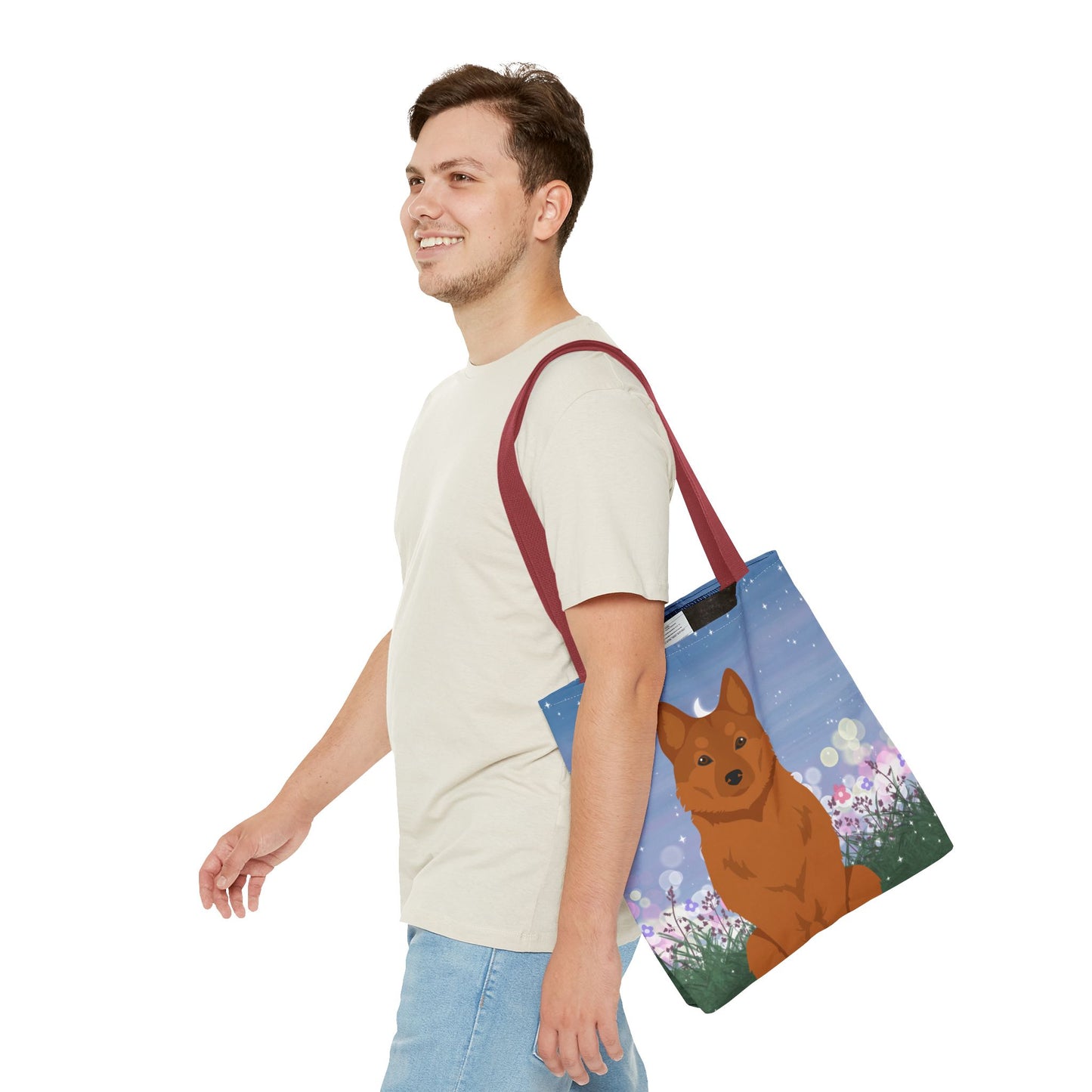 Finnish Spitz Dog Tote Bag 16x16