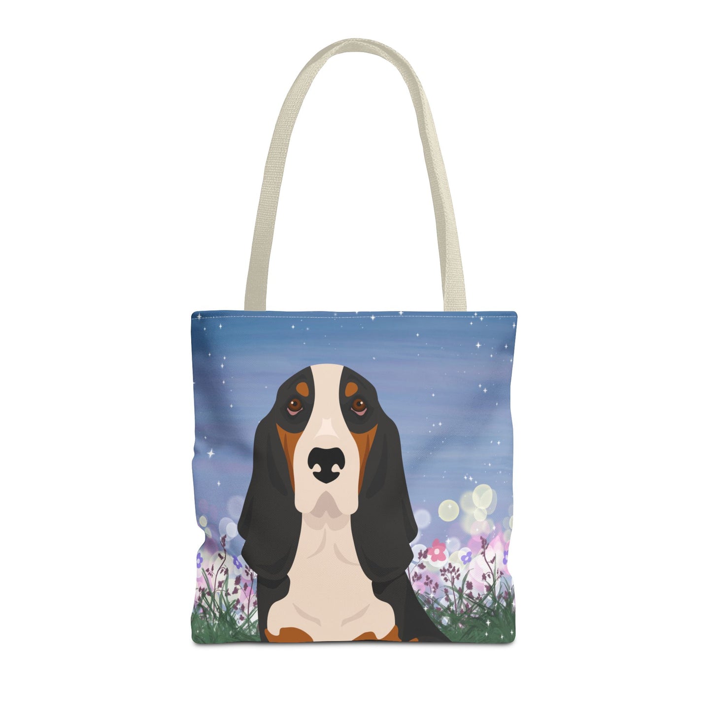 Basset Hound Dog Tote Bag 16x16