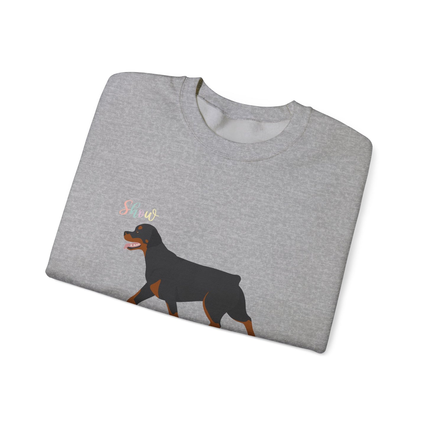 Rottweiler Dog Unisex Heavy Blend Crewneck Sweatshirt