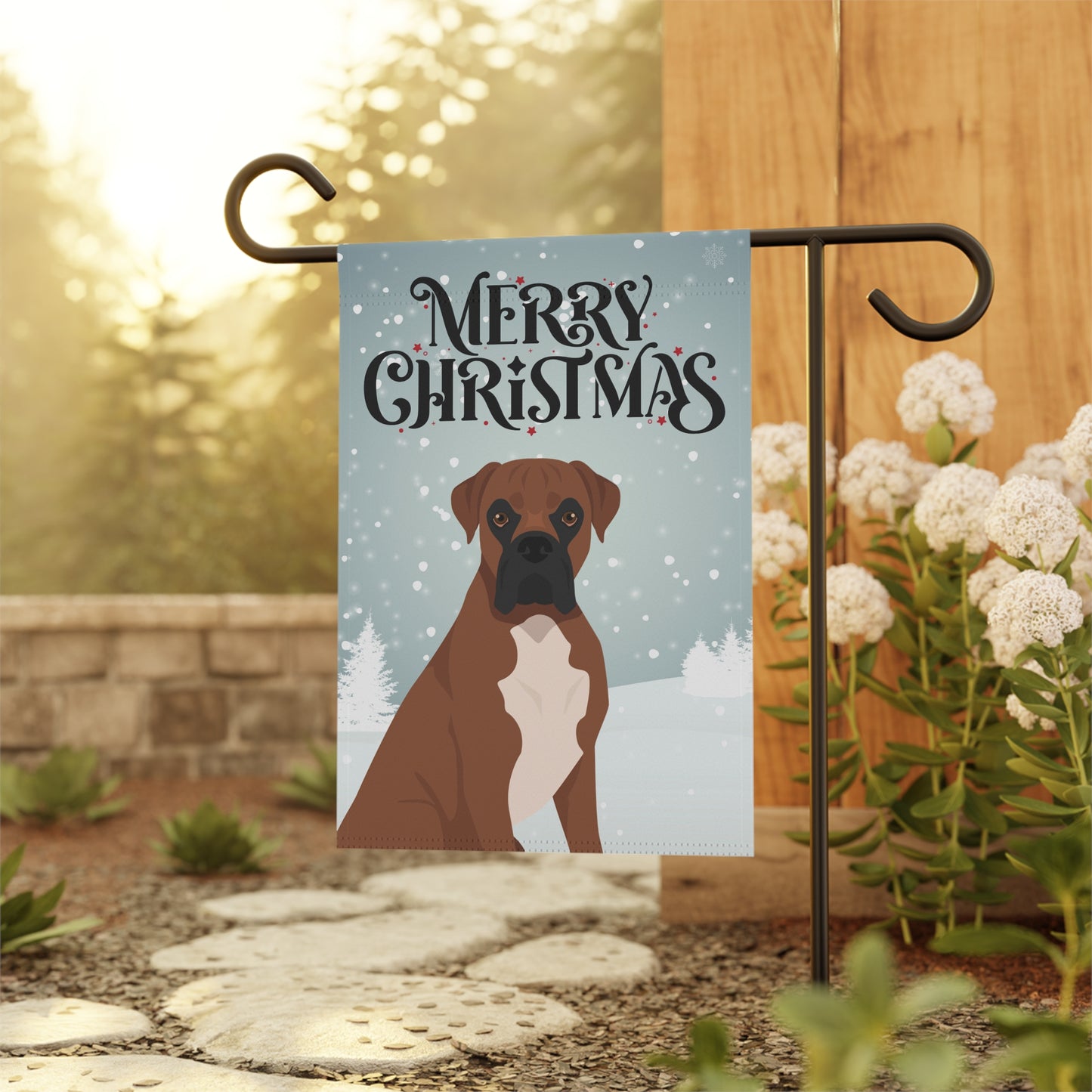 Boxer Dog Garden Flag