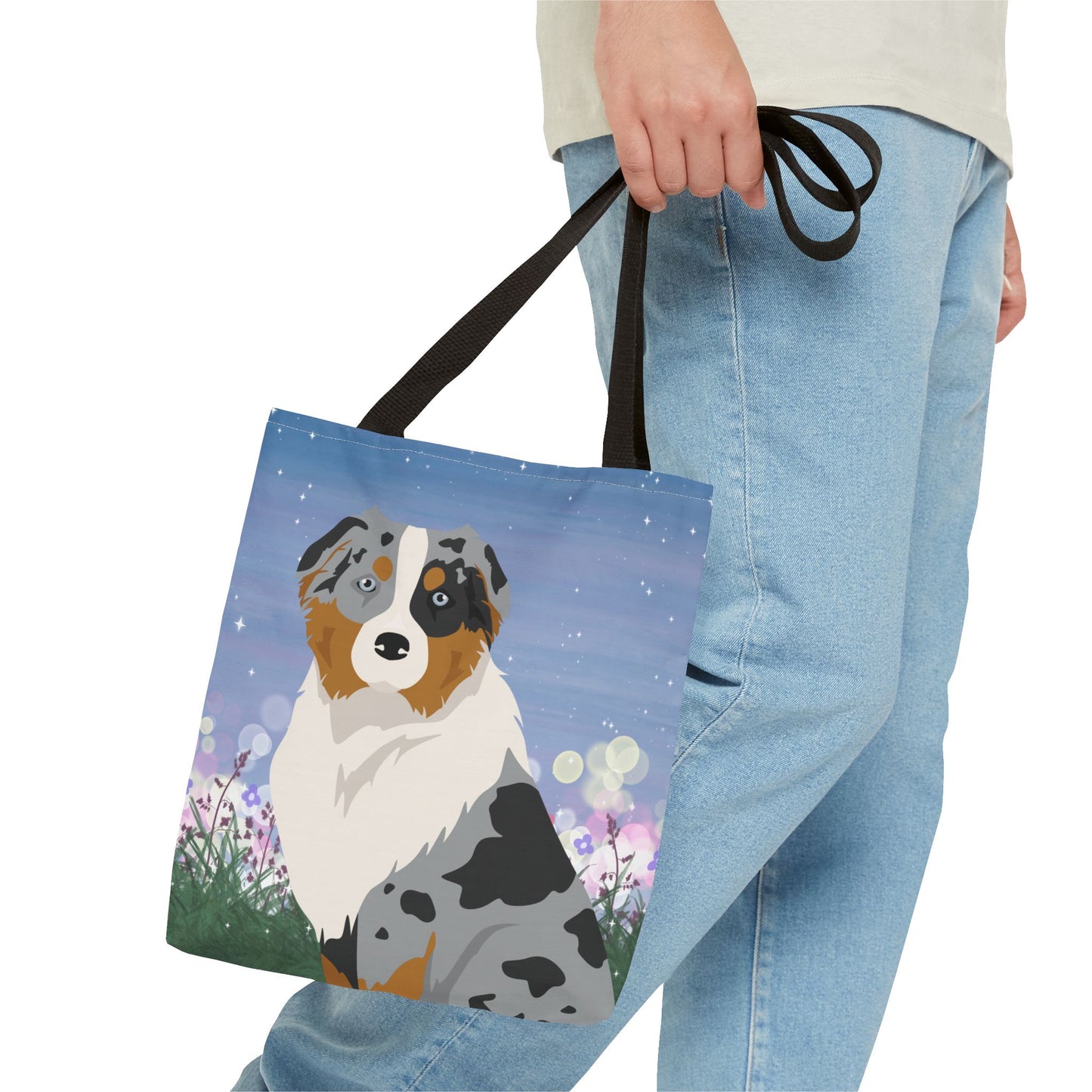 Australian Shepherd Dog Tote Bag 13x13