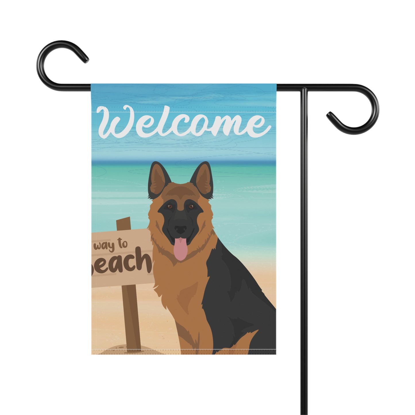 German Shepherd Dog Garden Flag