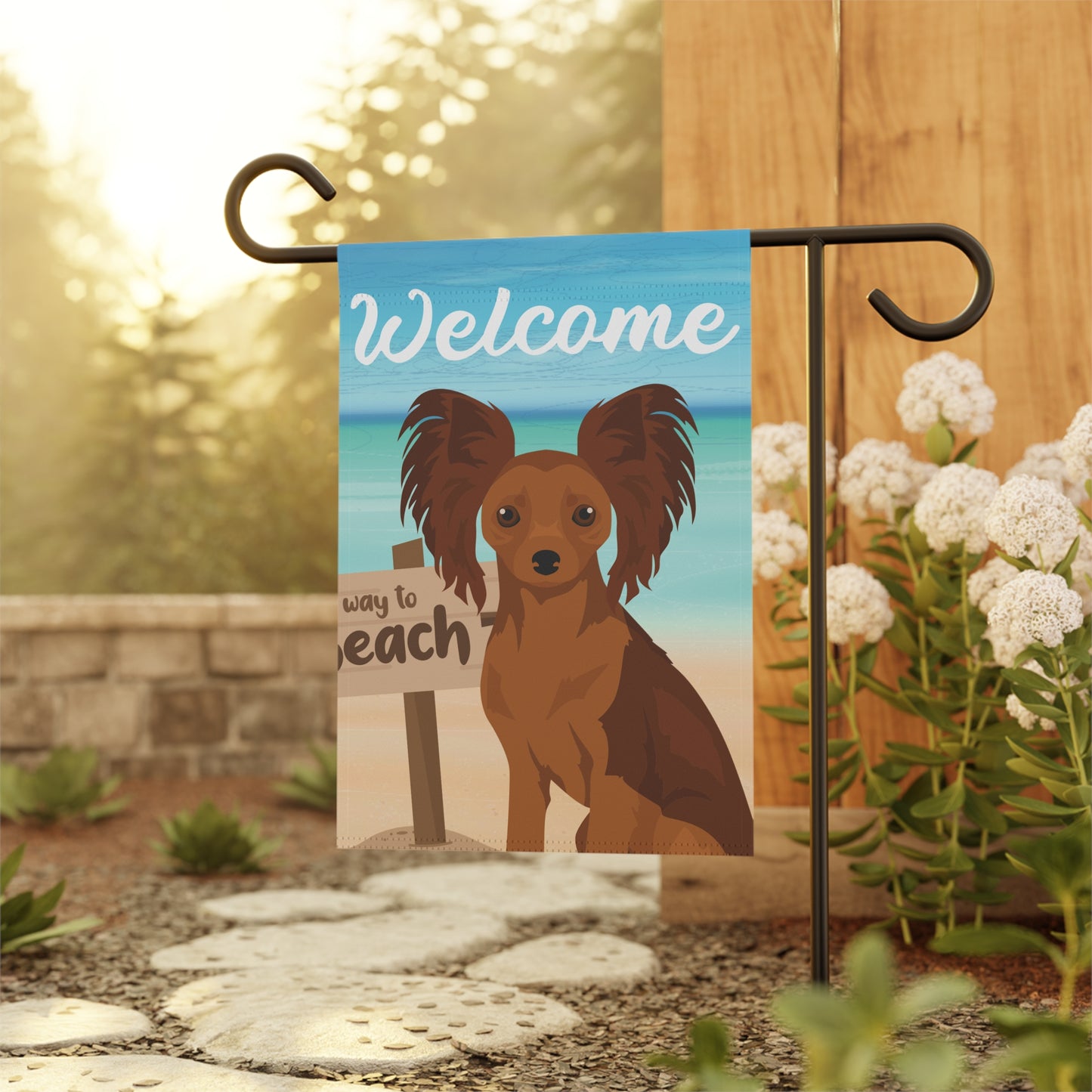 Russian Toy Terrier Dog Garden Flag