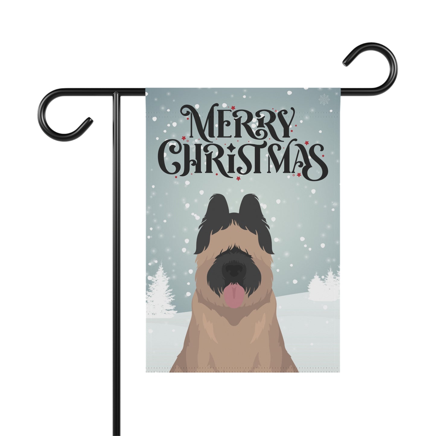 Briard Dog Garden Flag