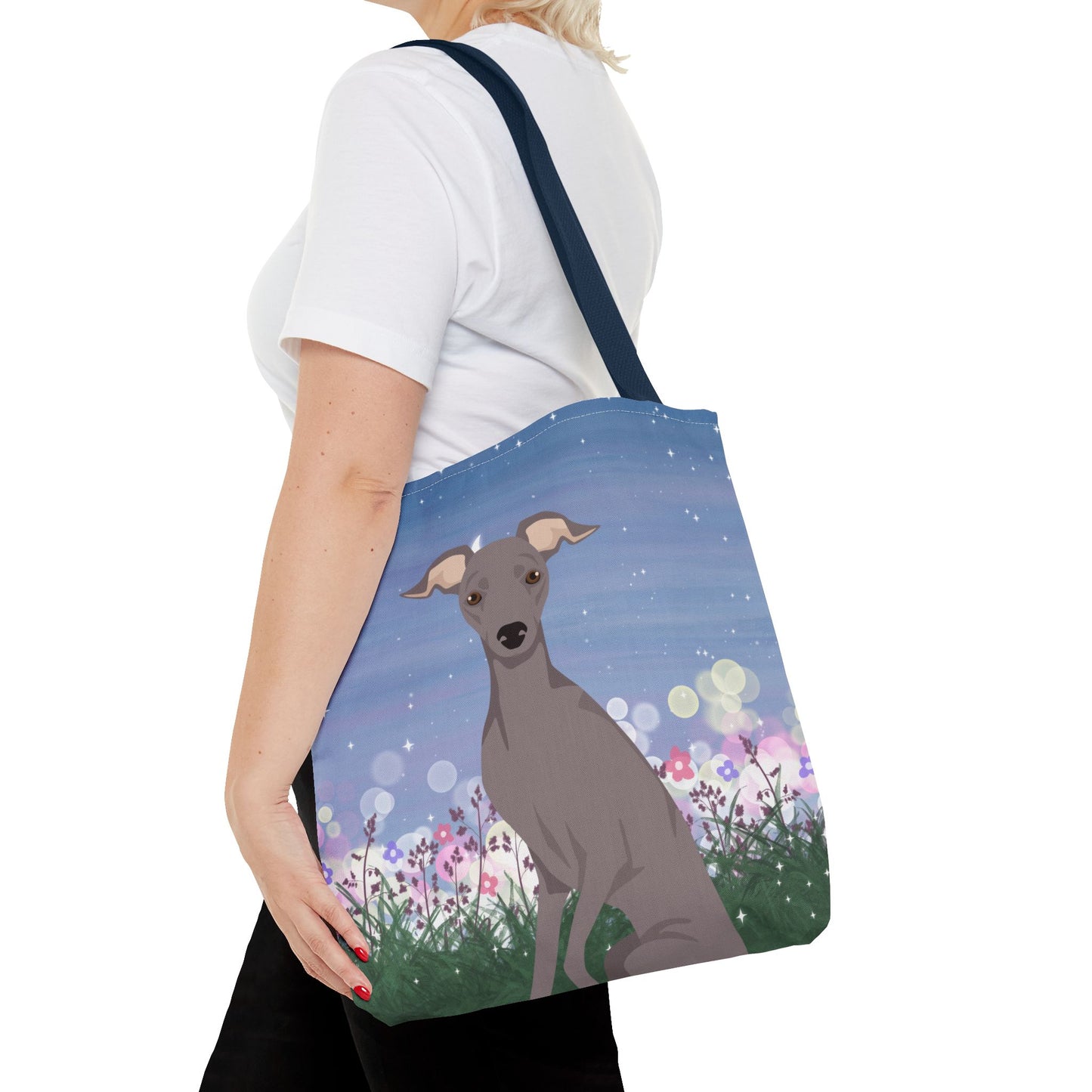 Italian Greyhound Dog Tote Bag 16x16