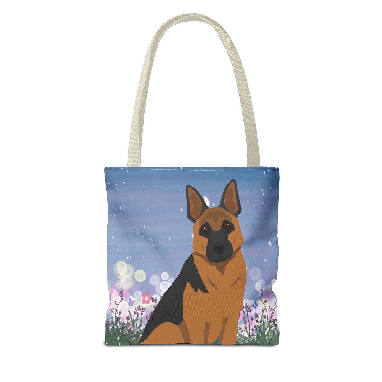 German Shepherd Dog Tote Bag 13x13