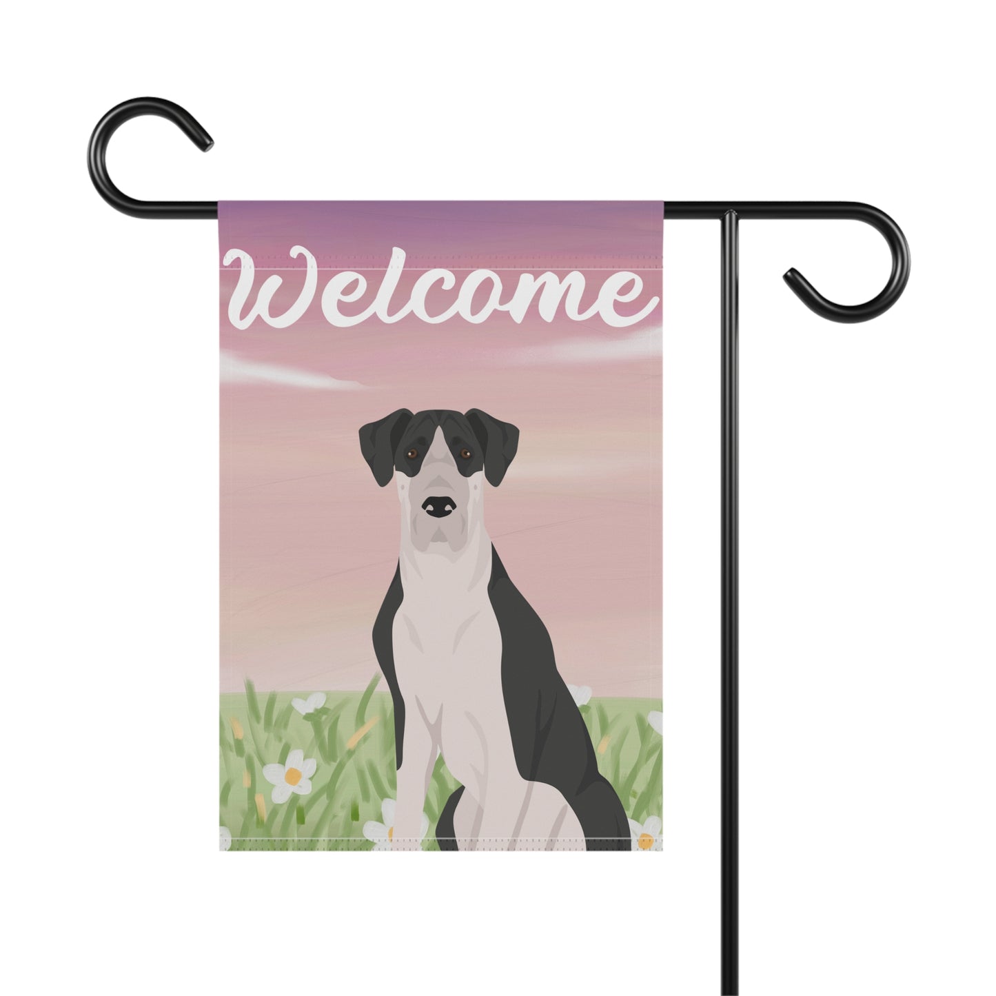 Great Dane Dog Welcome Garden Flag