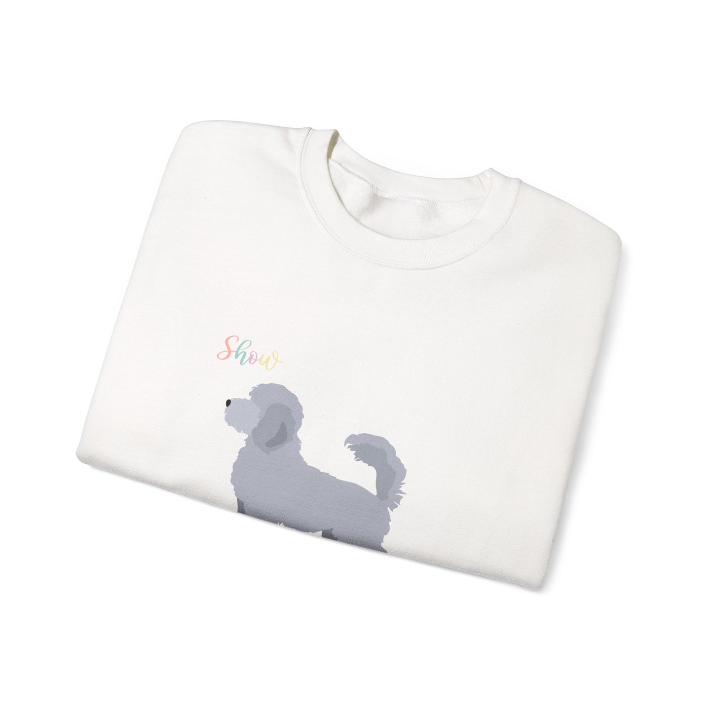 Poodle Dog Unisex Heavy Blend Crewneck Sweatshirt