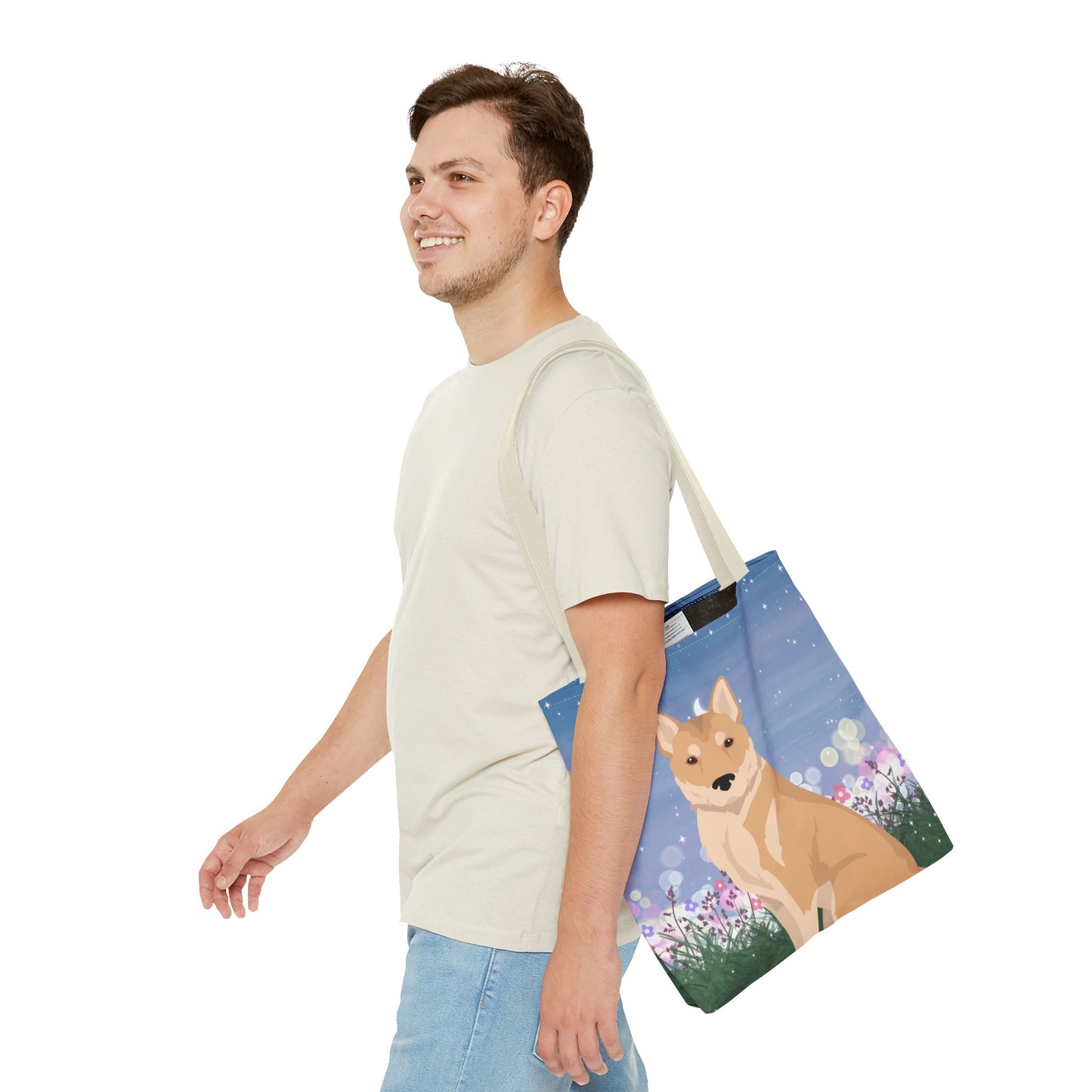 Korean Jindo Dog Tote Bag 16x16