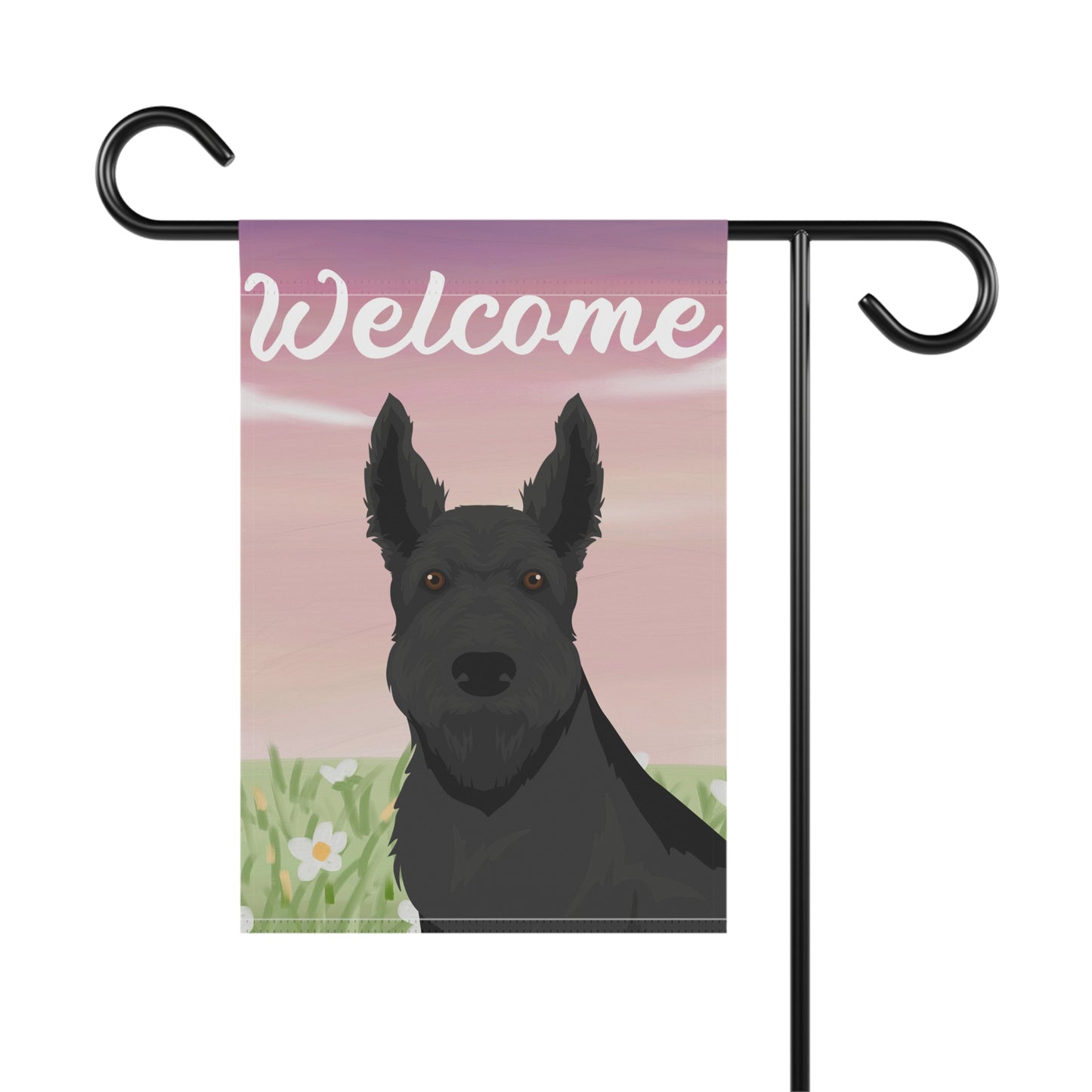 Scottish Terrier Dog Welcome Garden Flag