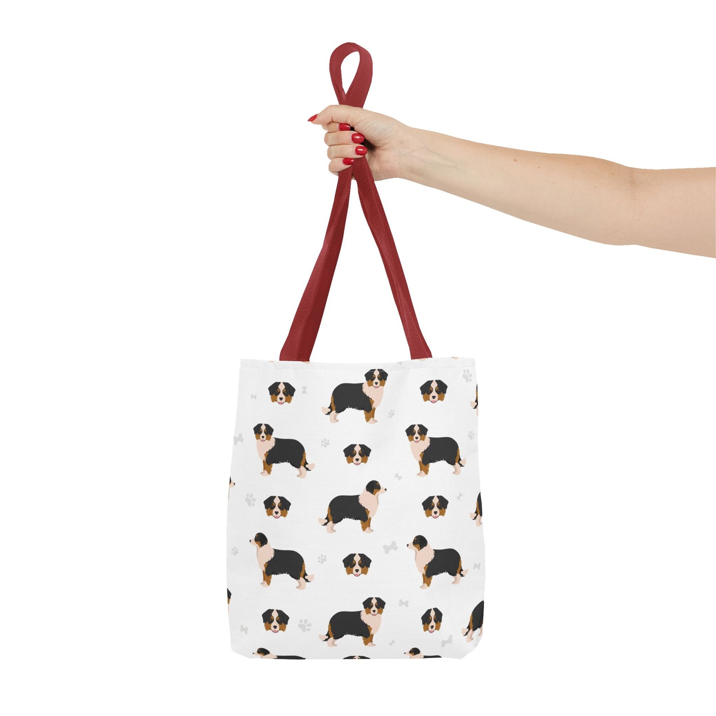 Miniature Australian Shepherd Dog Tote Bag, Aussie Dog Mom Gift