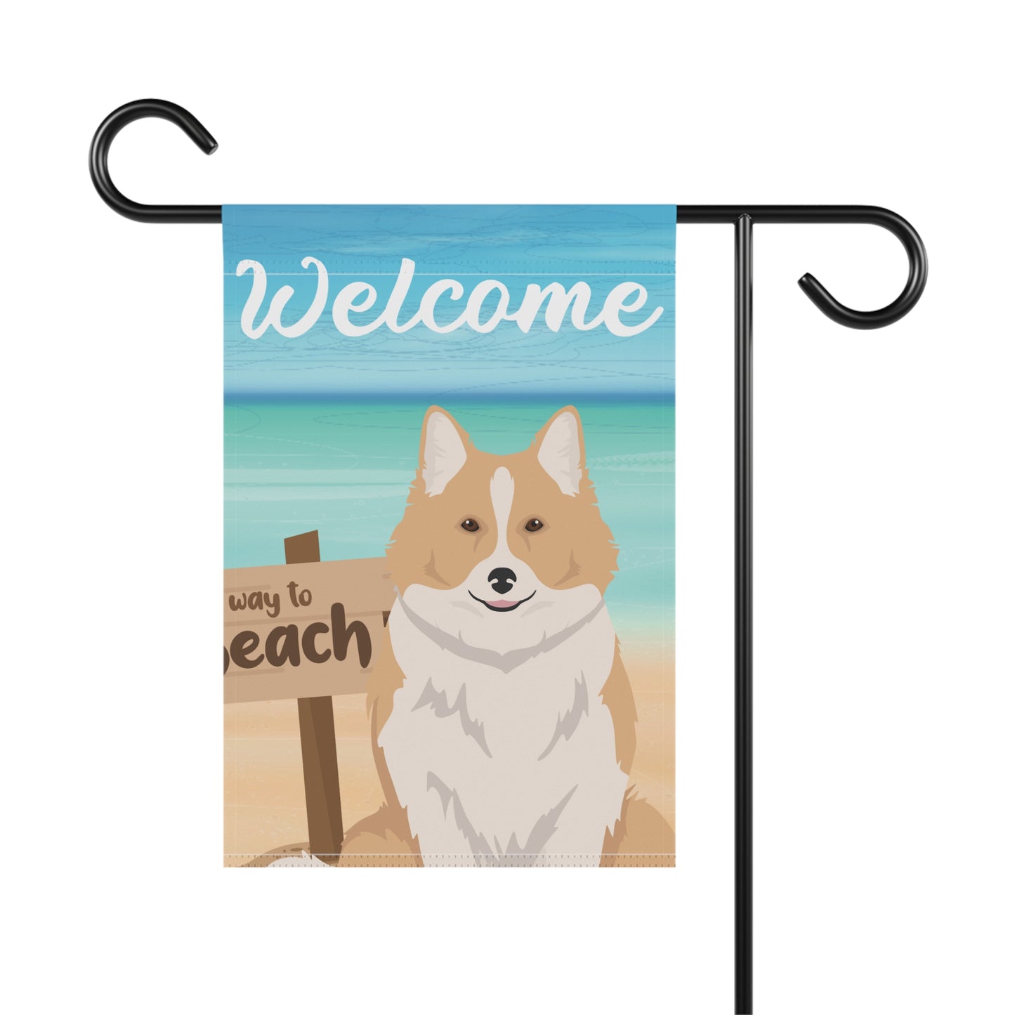 Icelandic Sheepdog Dog Garden Flag