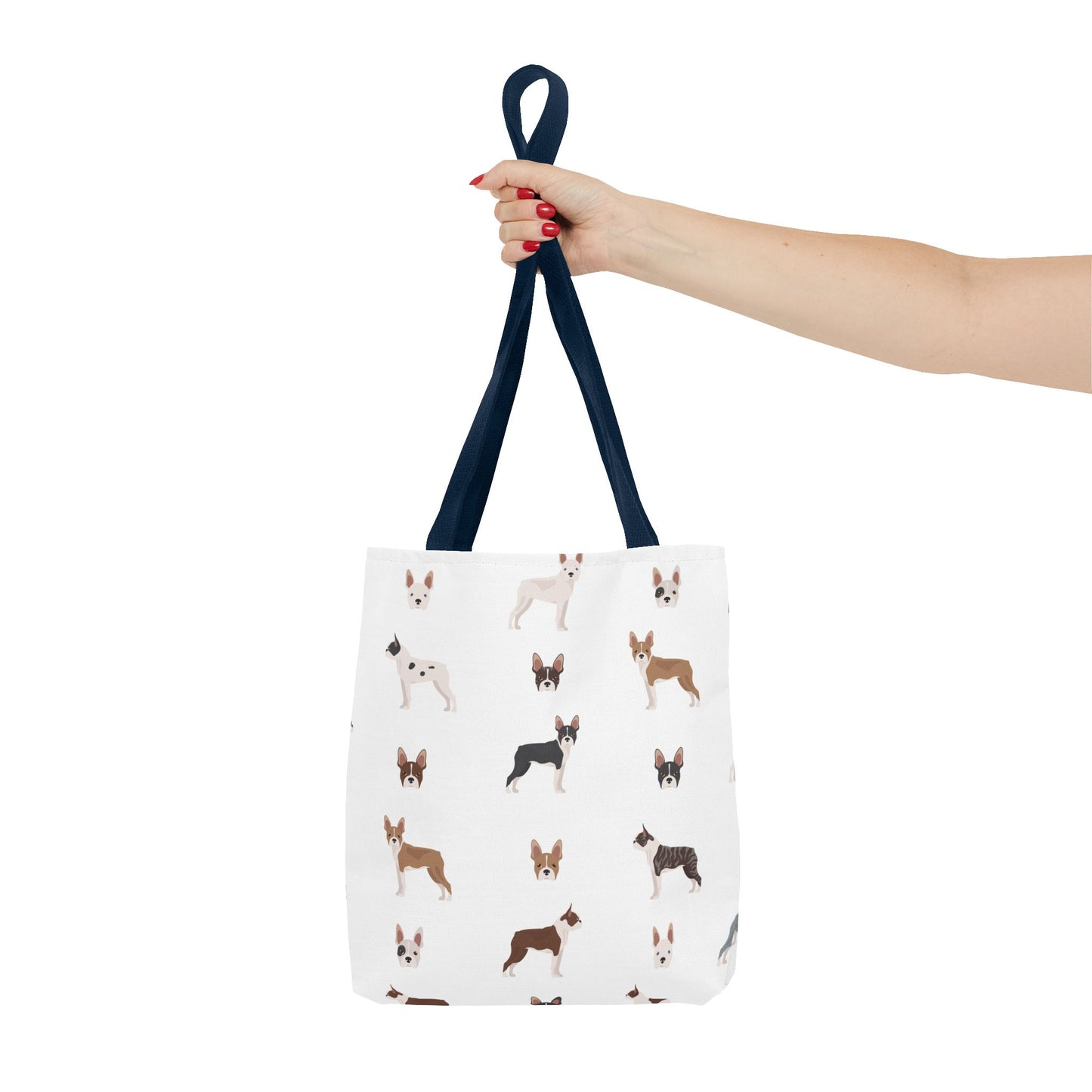 Boston Terrier Dog Tote Bag, Terrier Dog Mom Gift