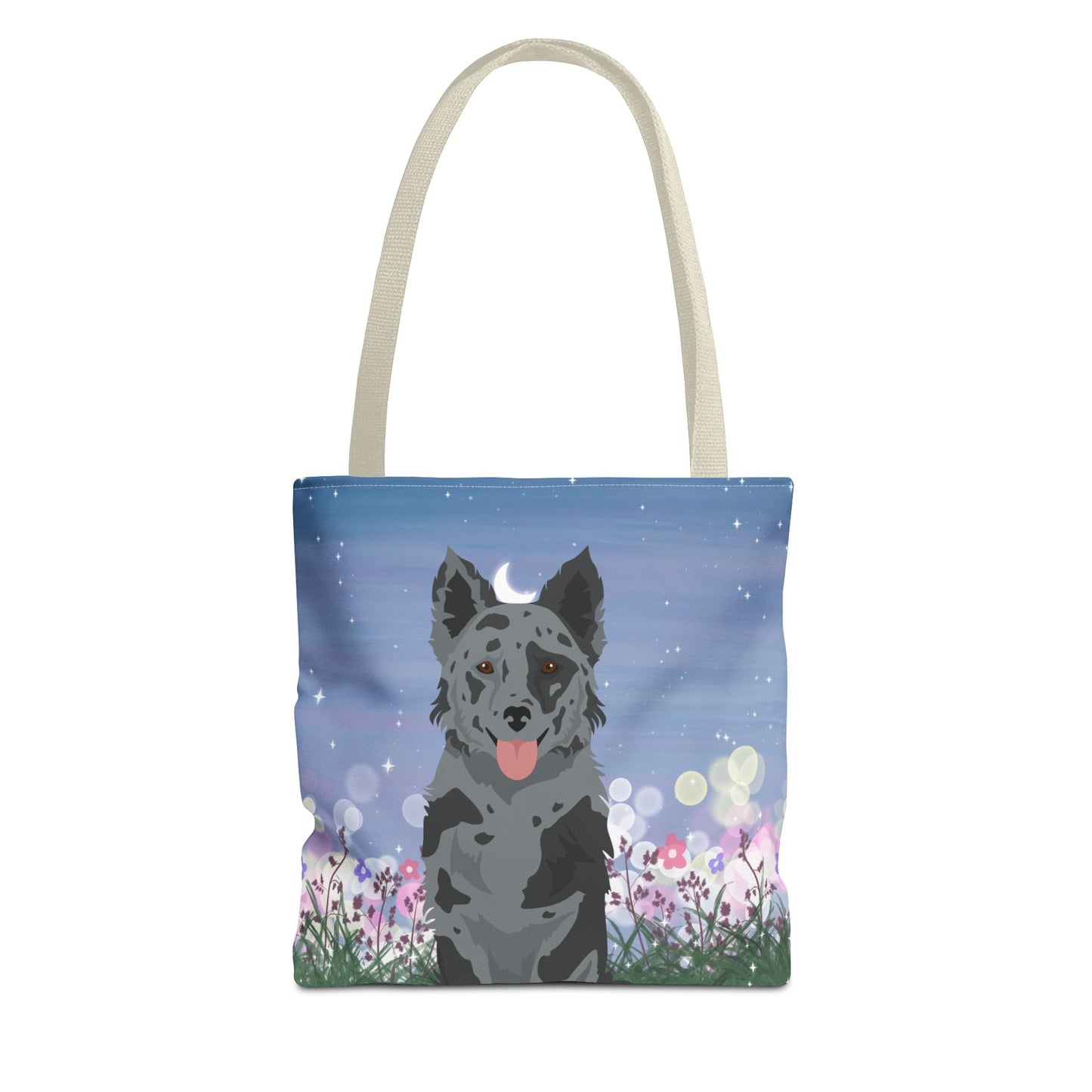 Mudi Dog Tote Bag 13x13