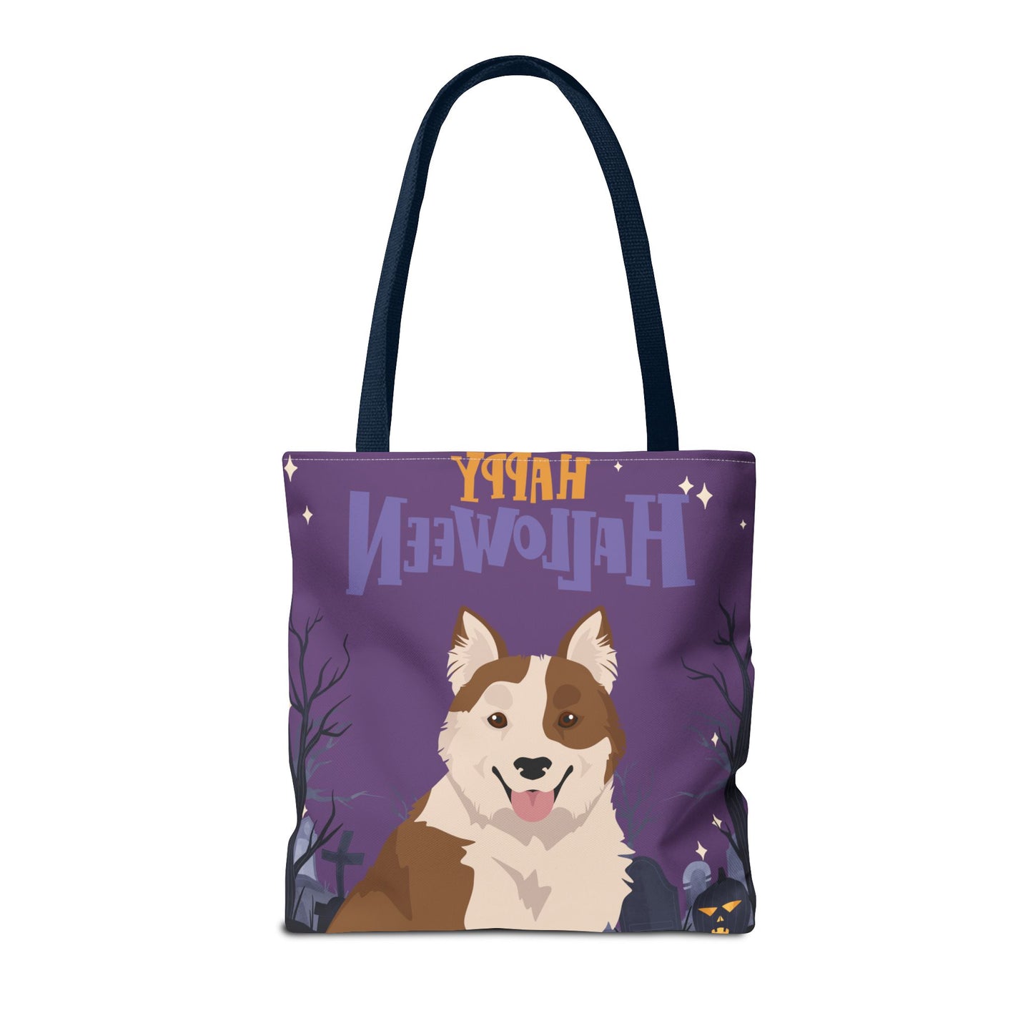Elo Dog Happy Halloween Tote Bag 16x16