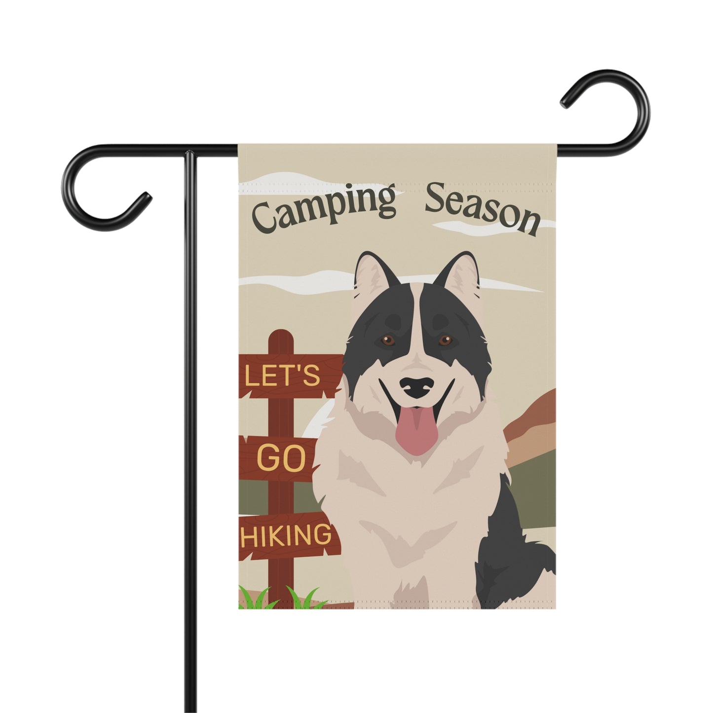 Thai Bangkaew Dog Camping Garden Flag