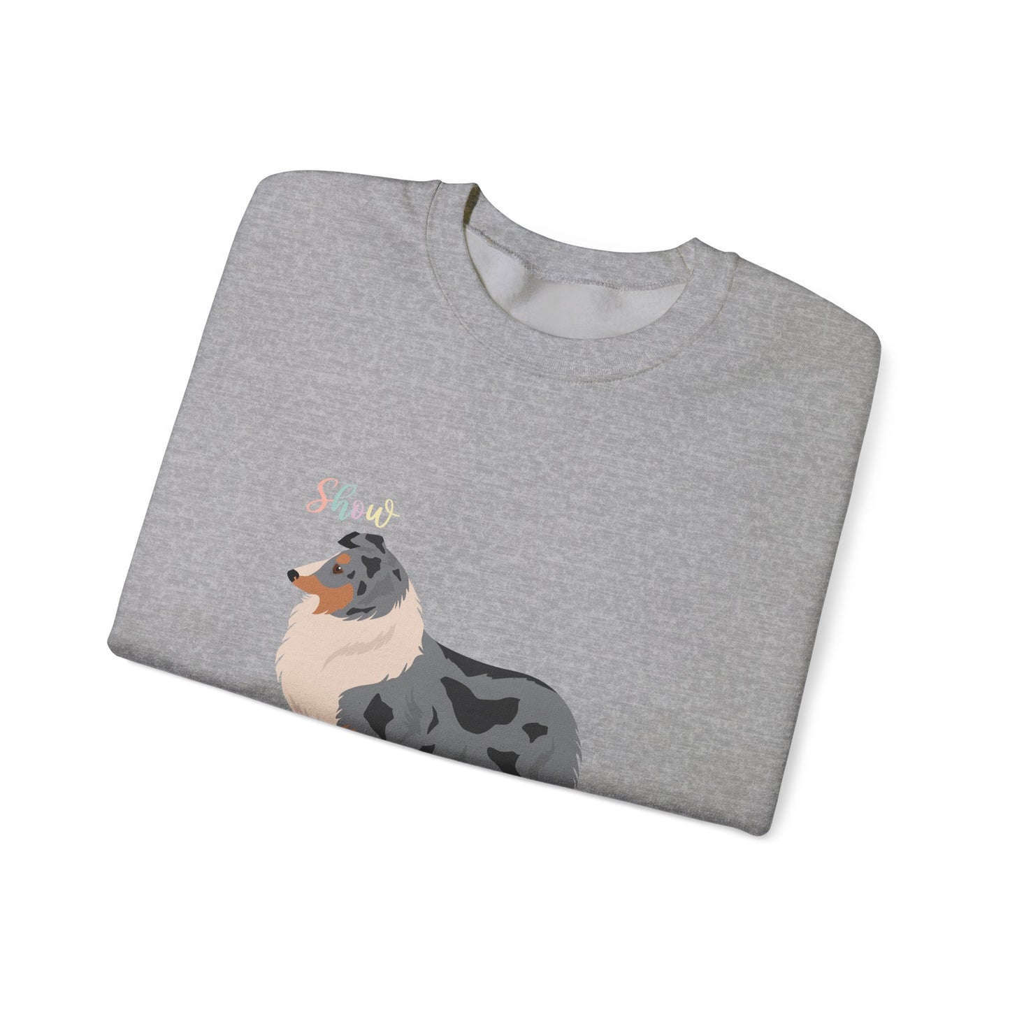 Shetland Sheepdog Dog Unisex Heavy Blend Crewneck Sweatshirt