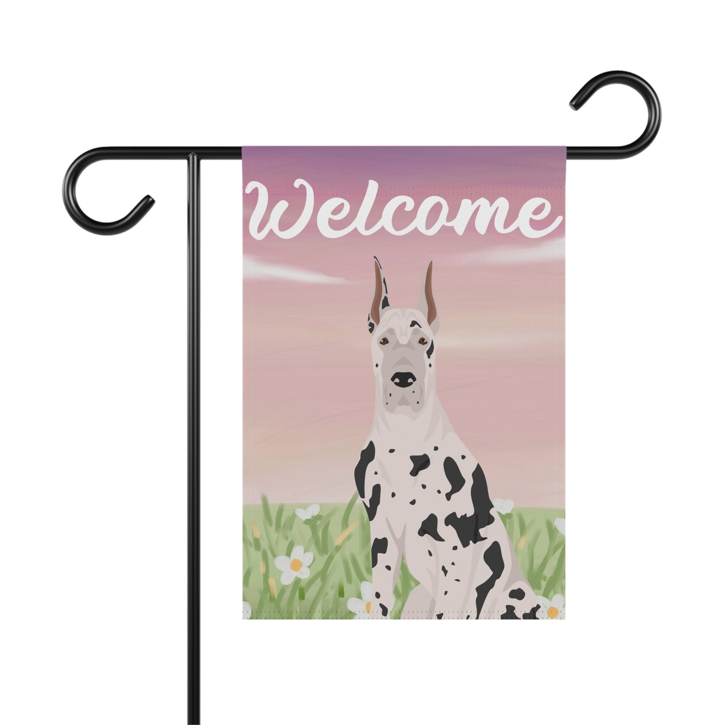 Great Dane Dog Welcome Garden Flag