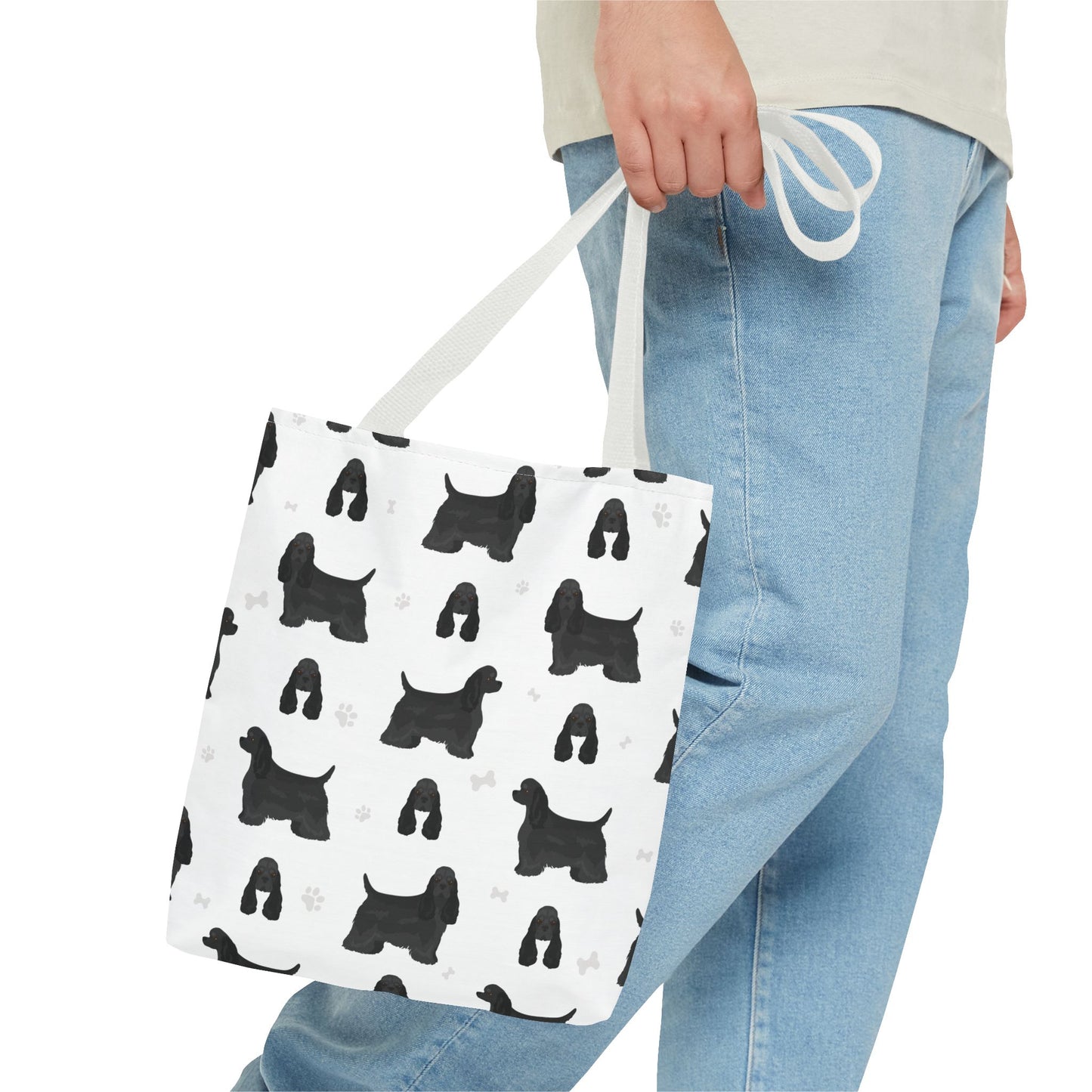 American Cocker Spaniel Dog Tote Bag, Cocker Spaniel Dog Mom Gift