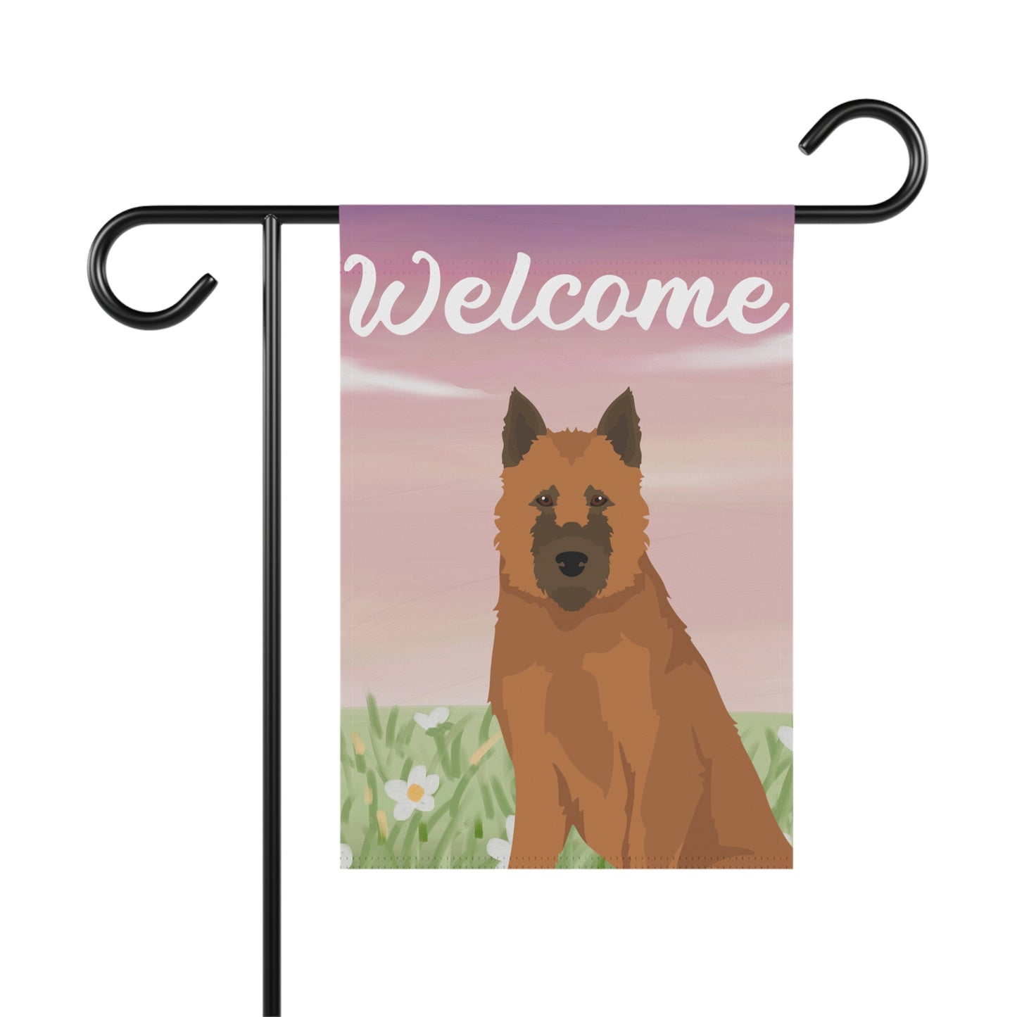Belgian Laekenois Dog Welcome Garden Flag