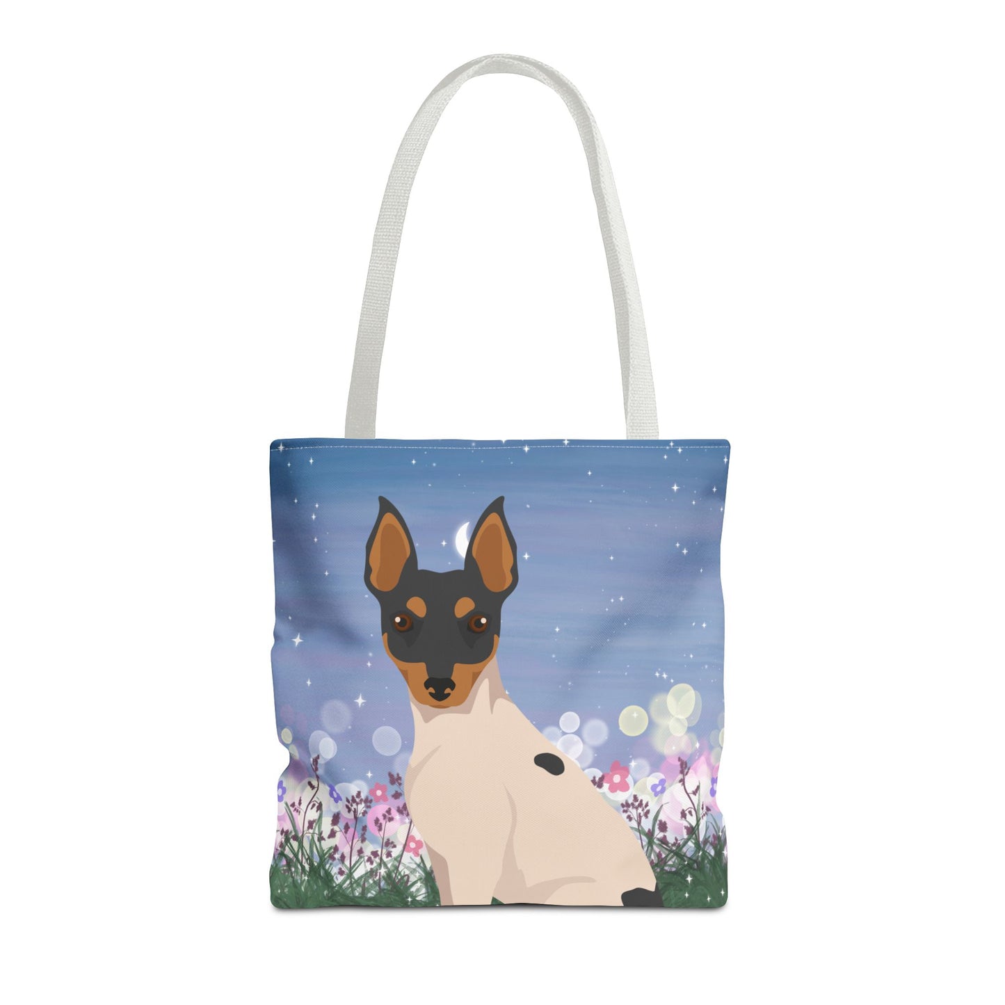 Toy Fox Terrier Dog Tote Bag 16x16