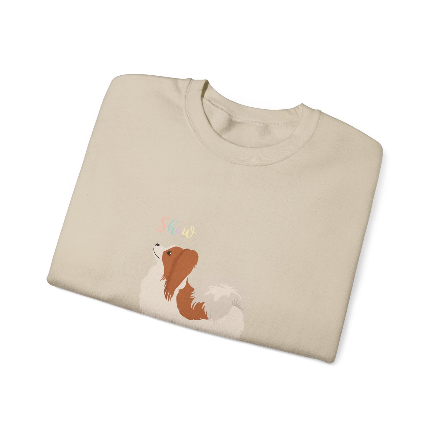 Papillon Dog Unisex Heavy Blend Crewneck Sweatshirt