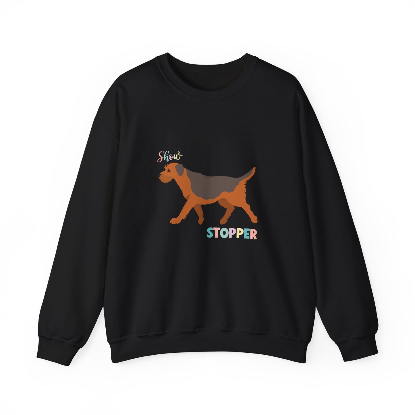 Border Terrier Dog Unisex Heavy Blend Crewneck Sweatshirt
