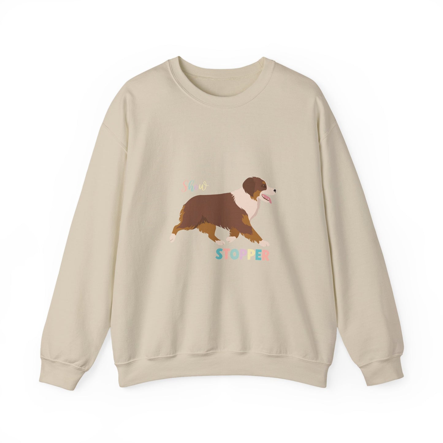 Miniature American Shepherd Dog Dog Unisex Heavy Blend Crewneck Sweatshirt