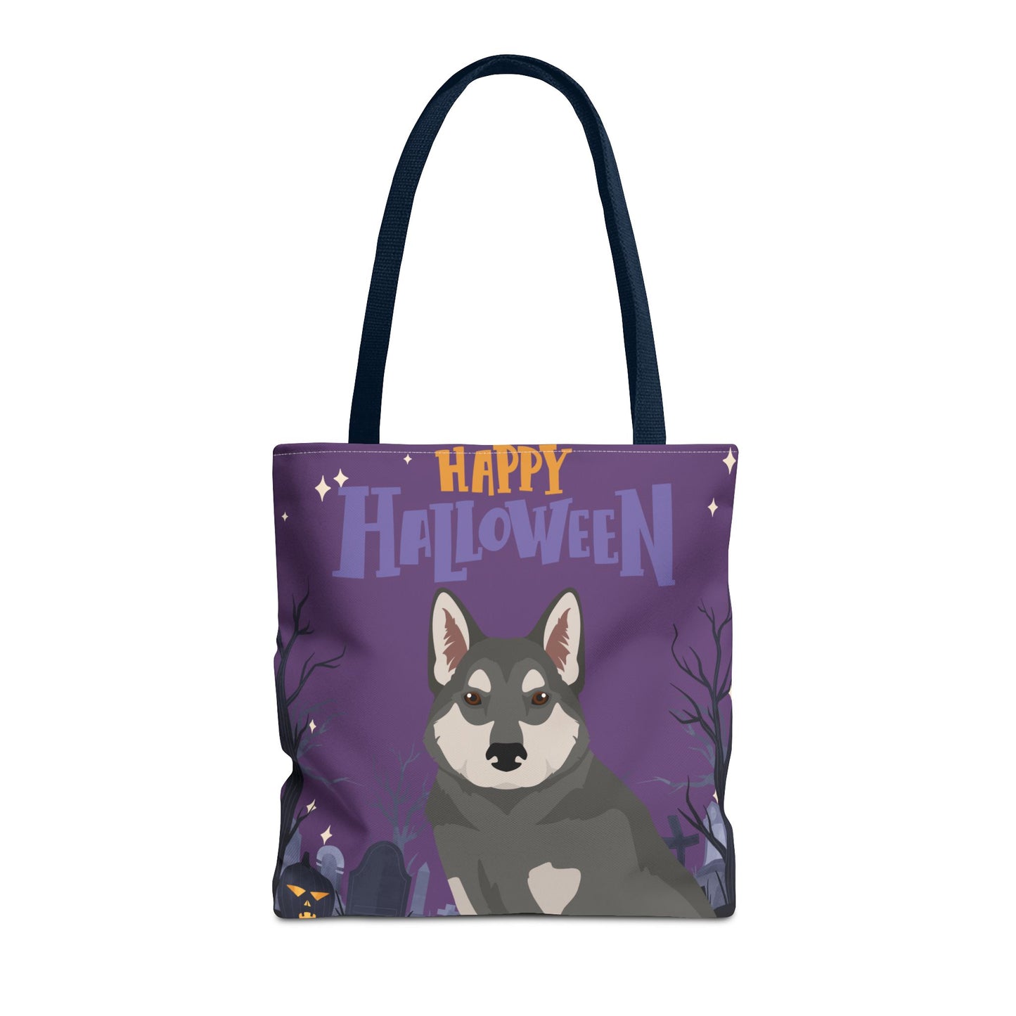 East Siberian Laika Dog Happy Halloween Tote Bag 16x16