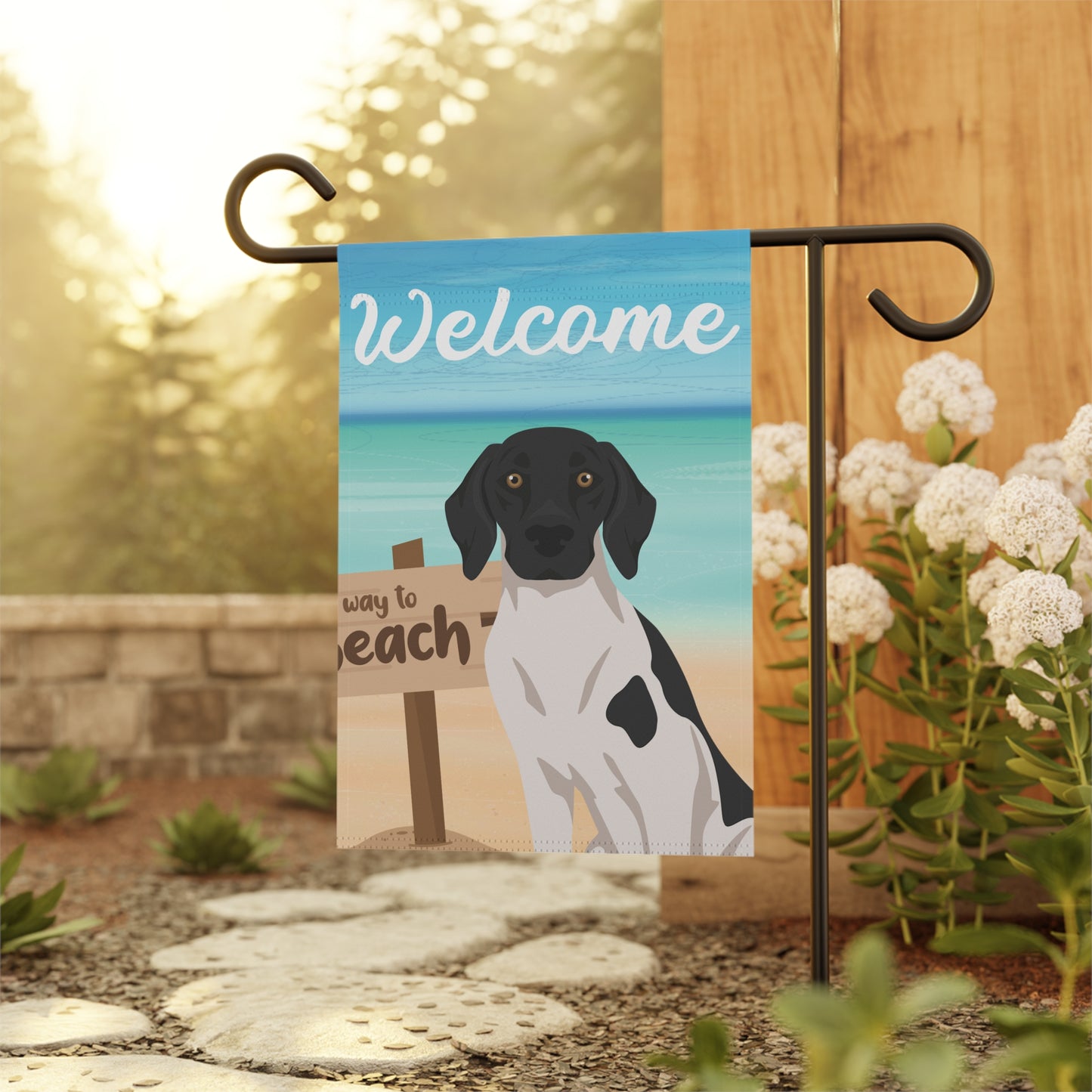 German Shorthaired Pointer Dog Garden Flag
