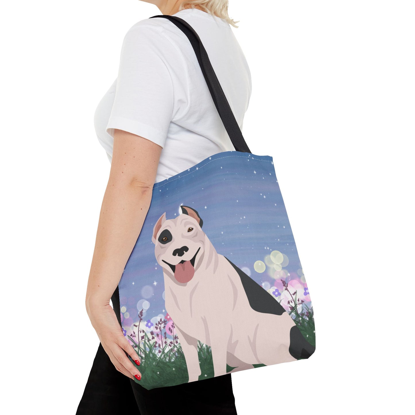 Pit Bull Dog Tote Bag 16x16
