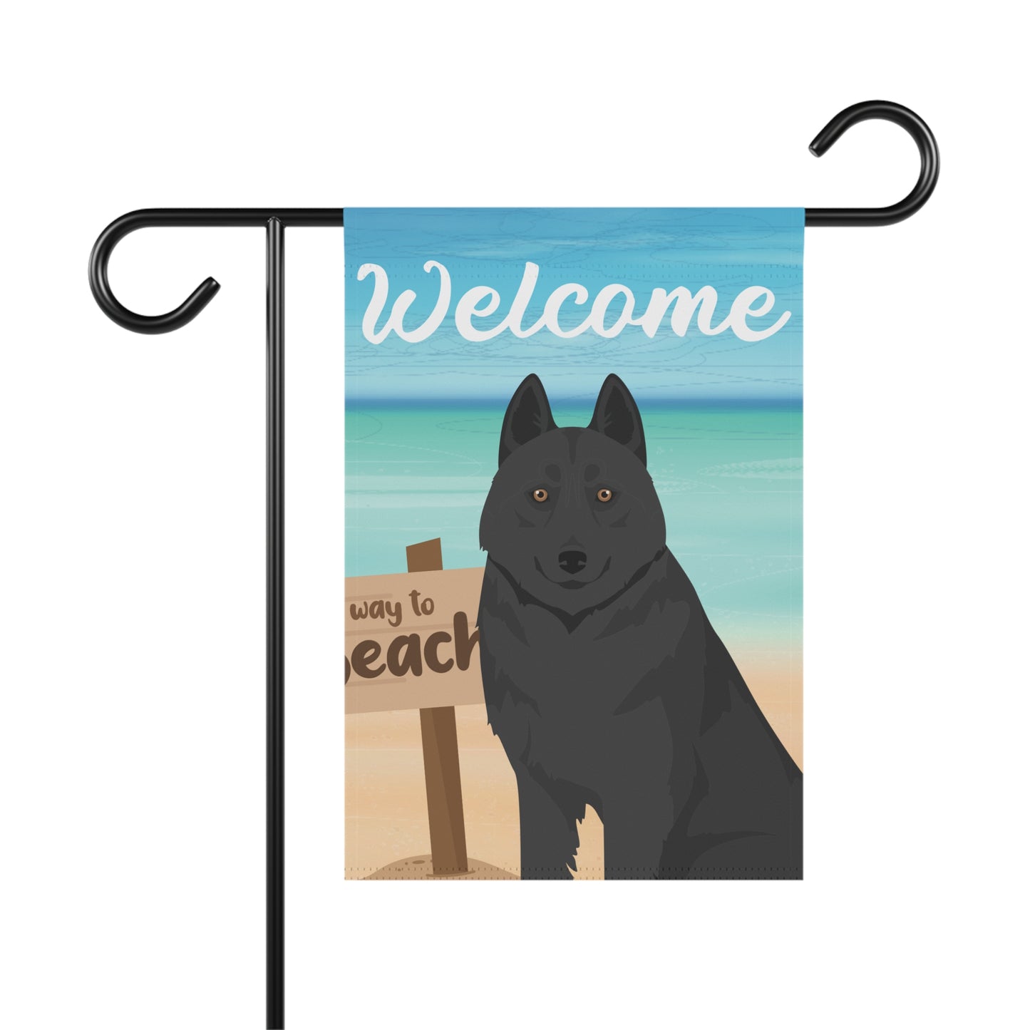 Siberian Husky Dog Garden Flag