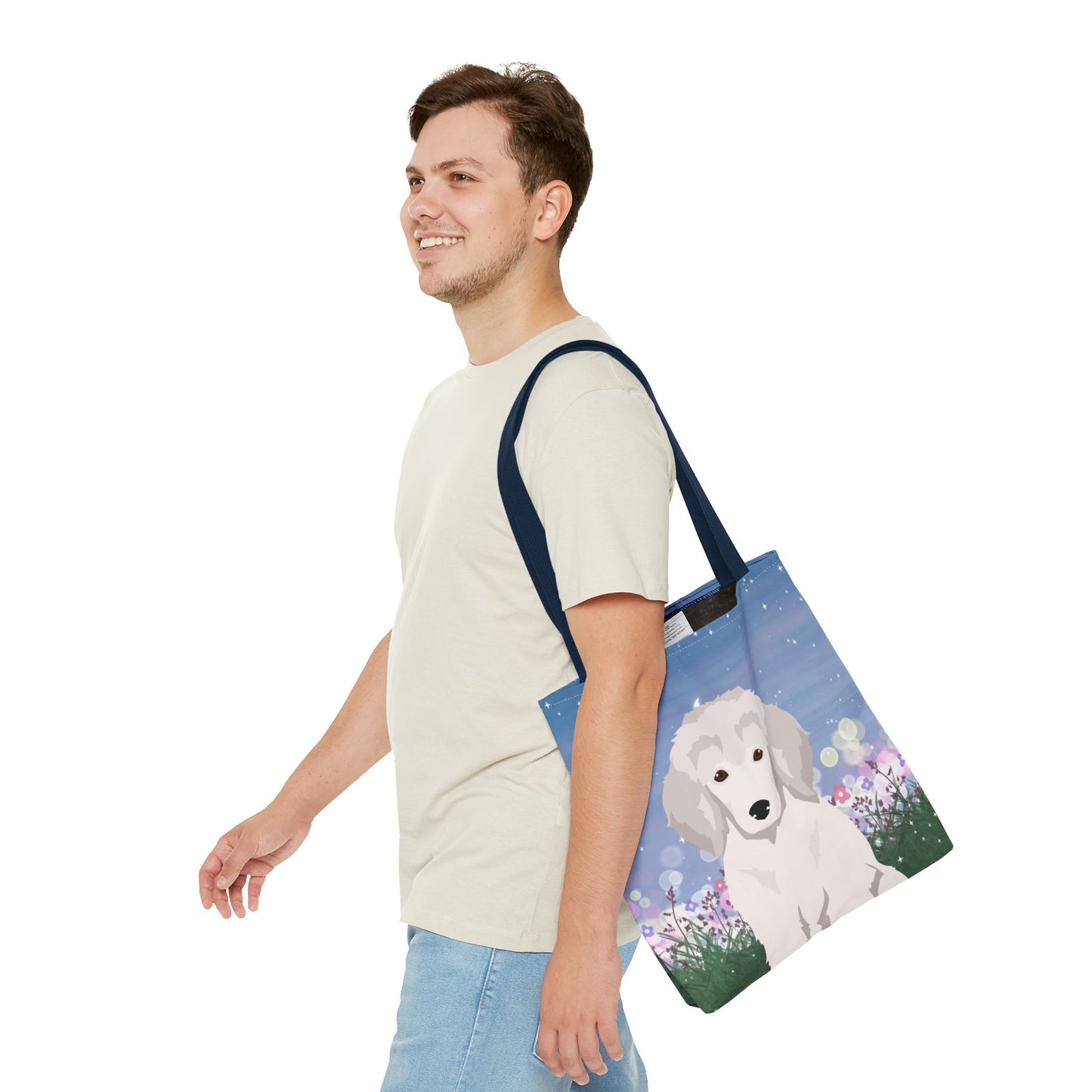 Poodle Dog Tote Bag 16x16