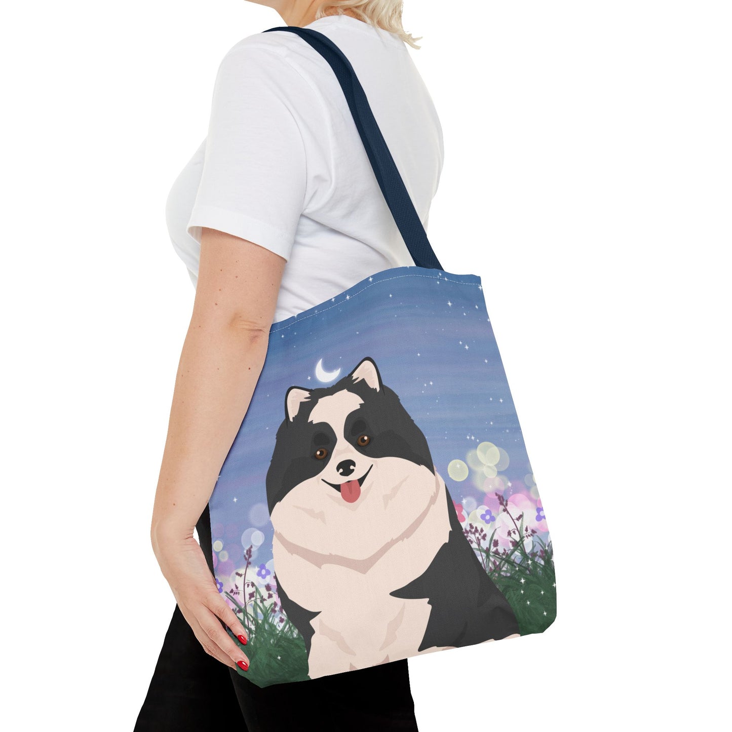 Pomeranian Dog Tote Bag 16x16
