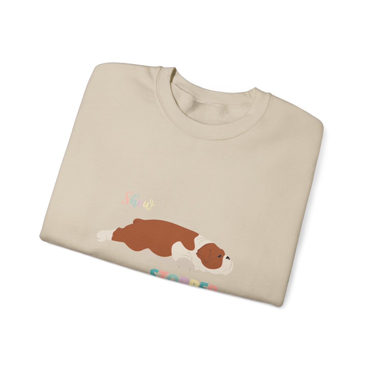 Bulldog Dog Unisex Heavy Blend Crewneck Sweatshirt
