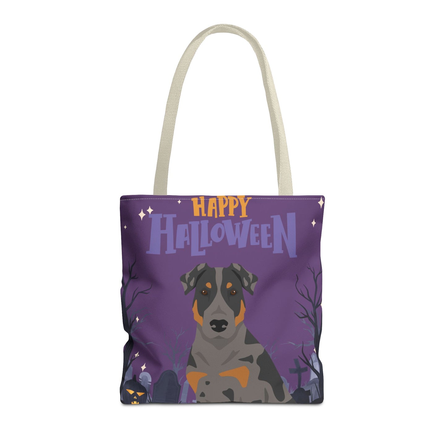 Beauceron Dog Happy Halloween Tote Bag 16x16