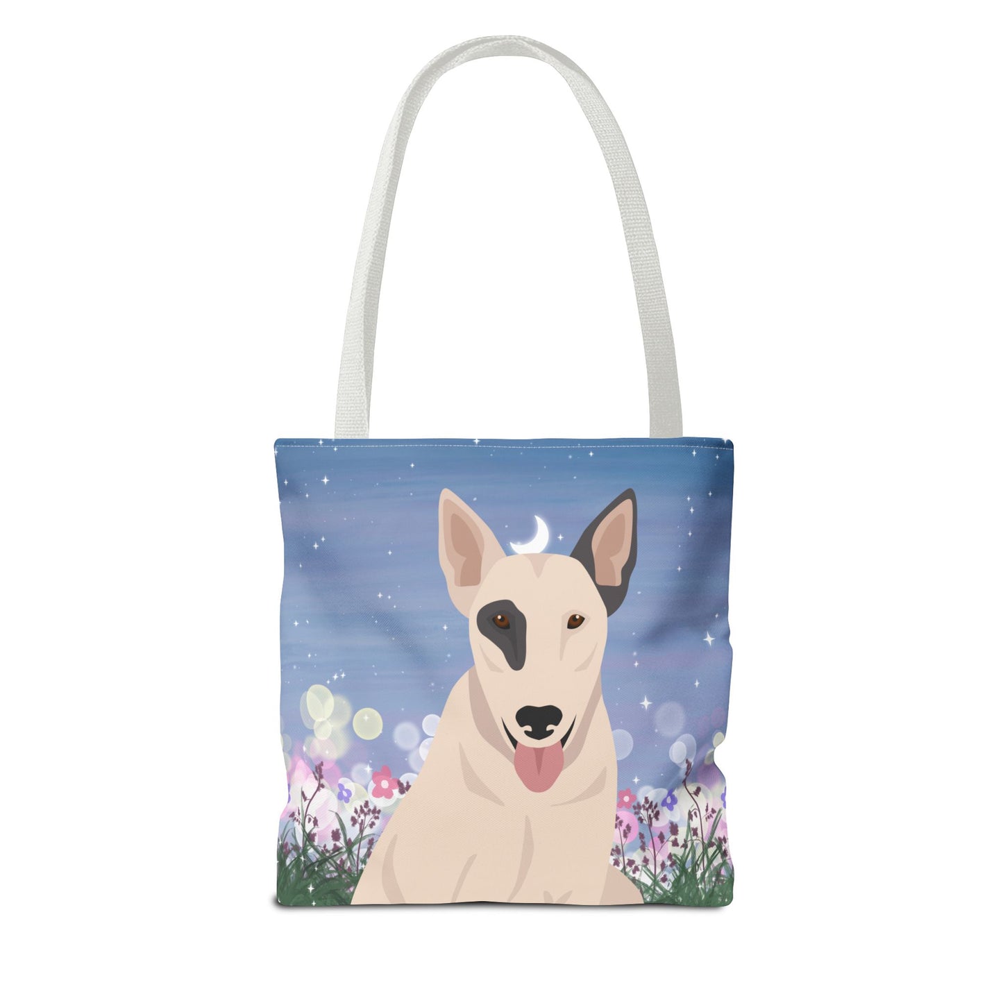 Bull Terrier Dog Tote Bag 13x13