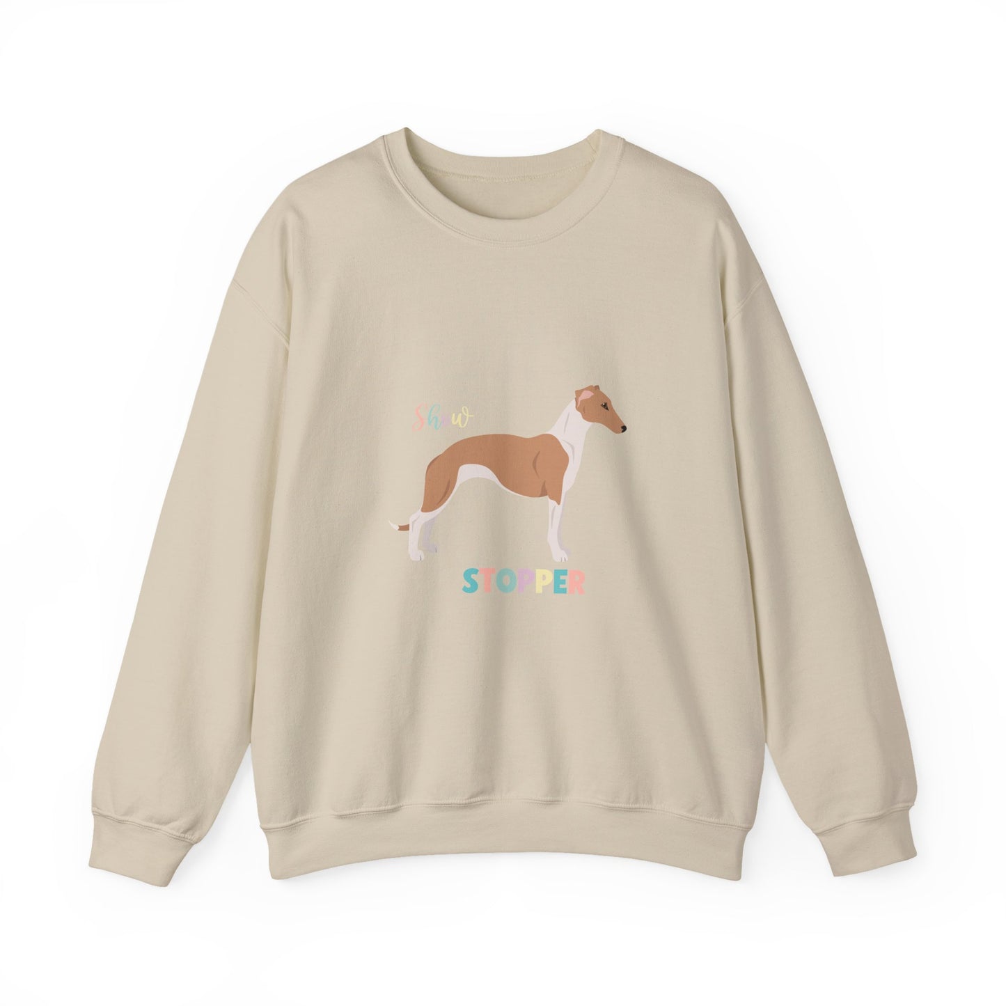 Whippet Dog Unisex Heavy Blend Crewneck Sweatshirt
