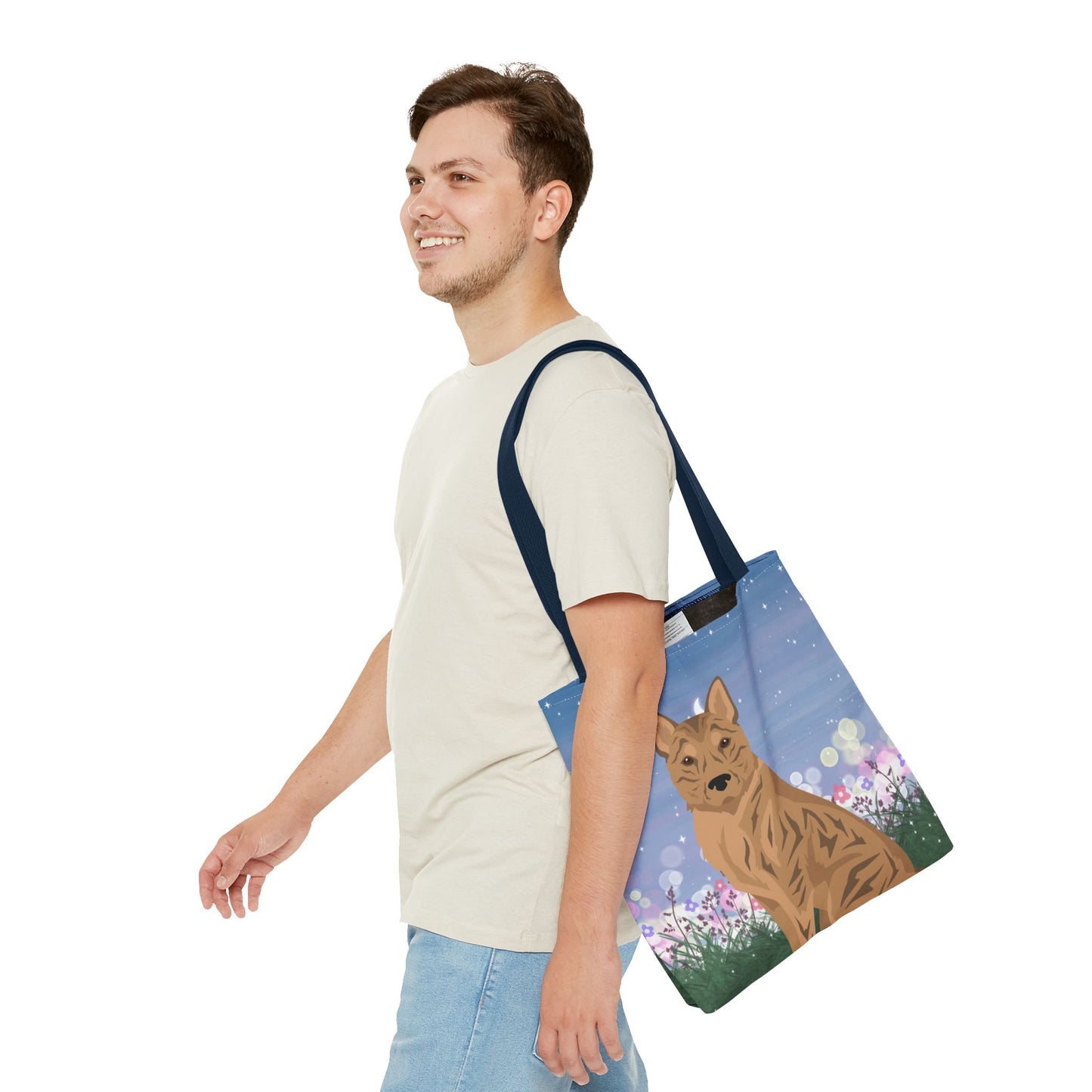 Korean Jindo Dog Tote Bag 16x16