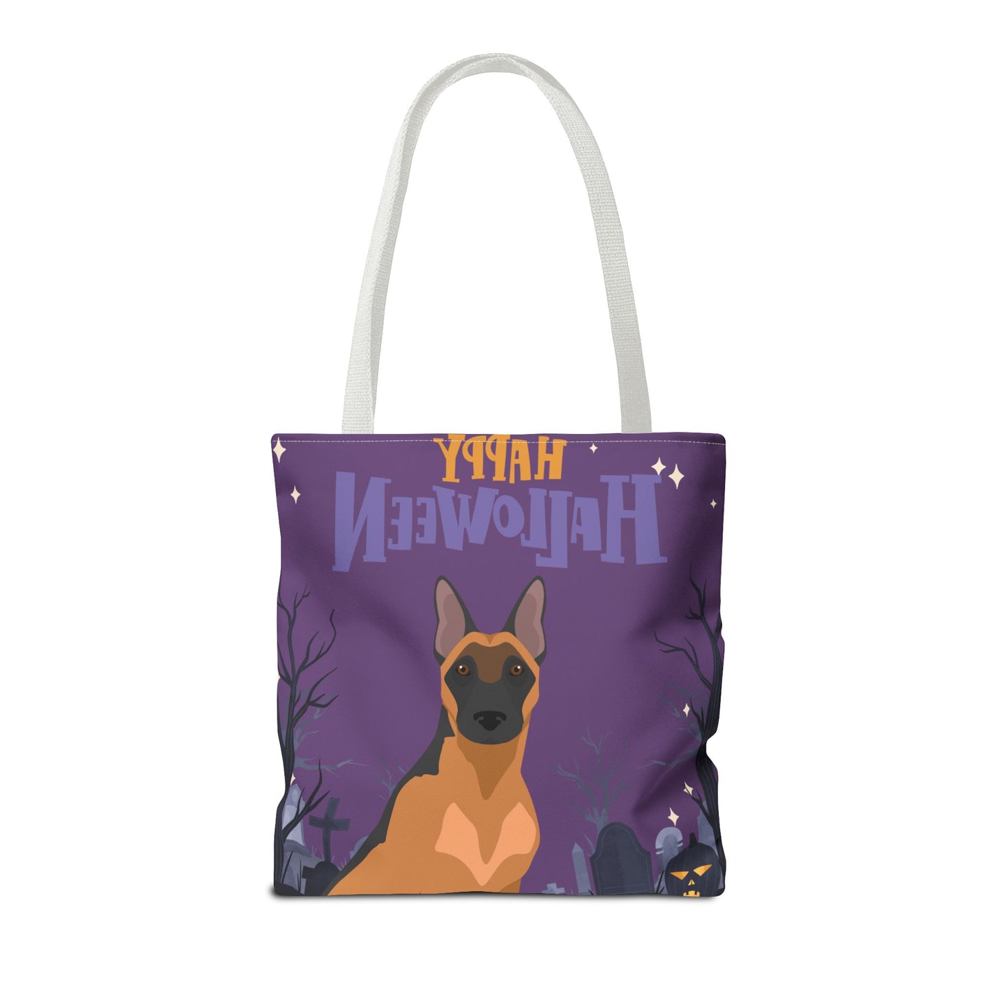 Belgain Malinois Dog Happy Halloween Tote Bag 16x16