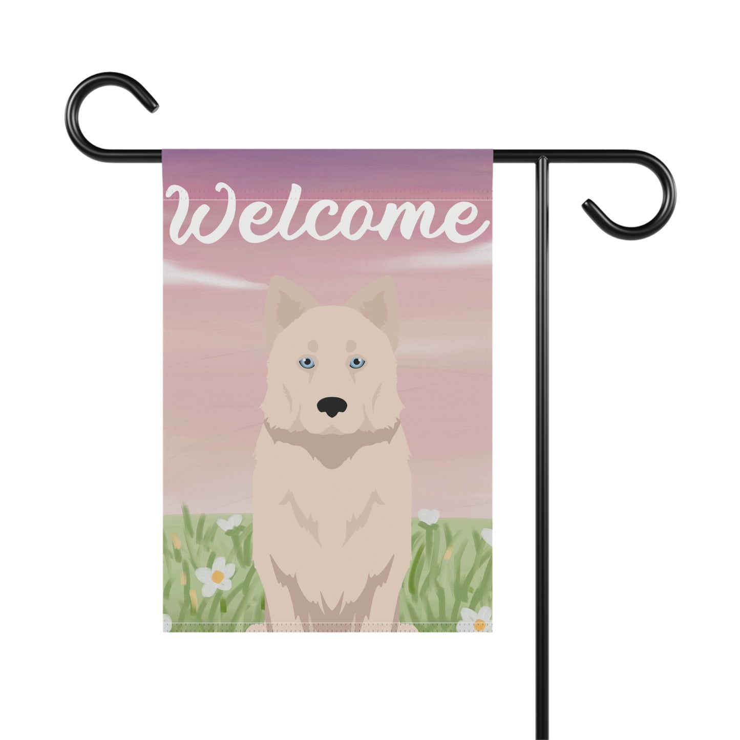 Yakutian Laika Dog Welcome Garden Flag