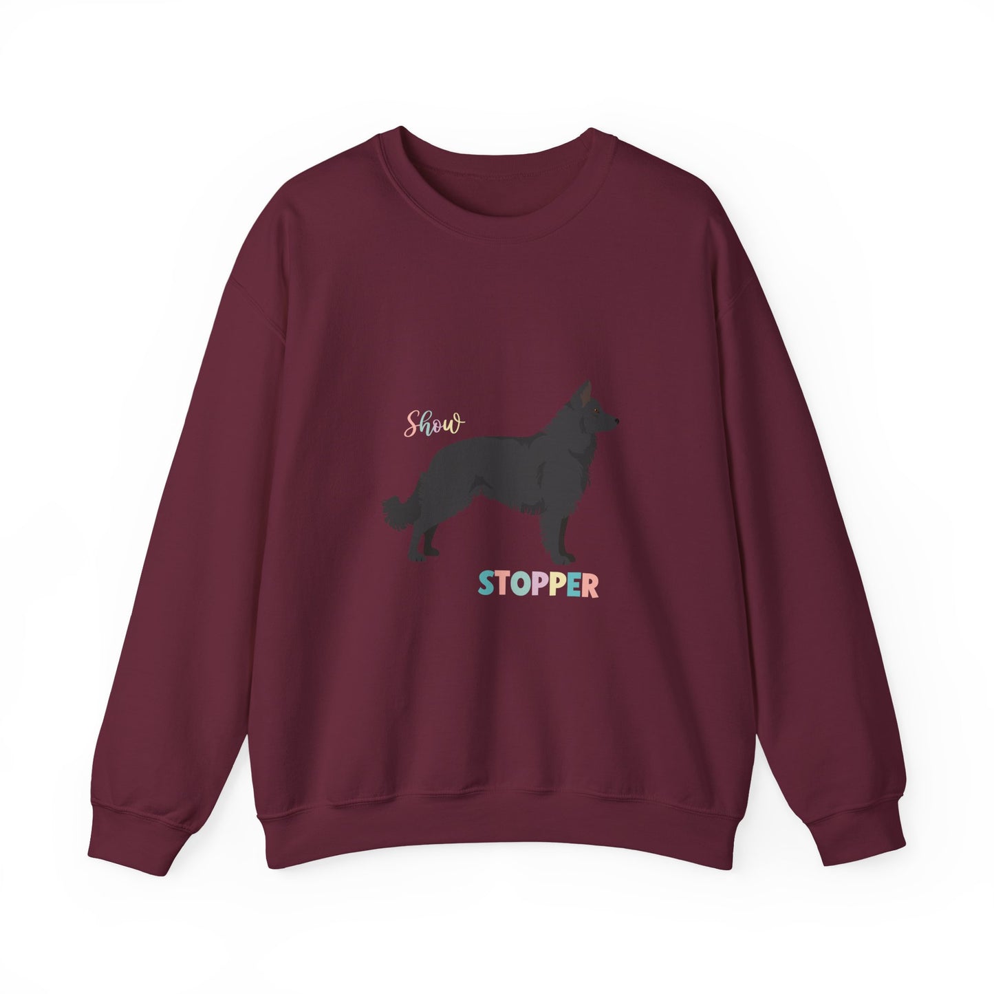 Mudi Dog Dog Unisex Heavy Blend Crewneck Sweatshirt