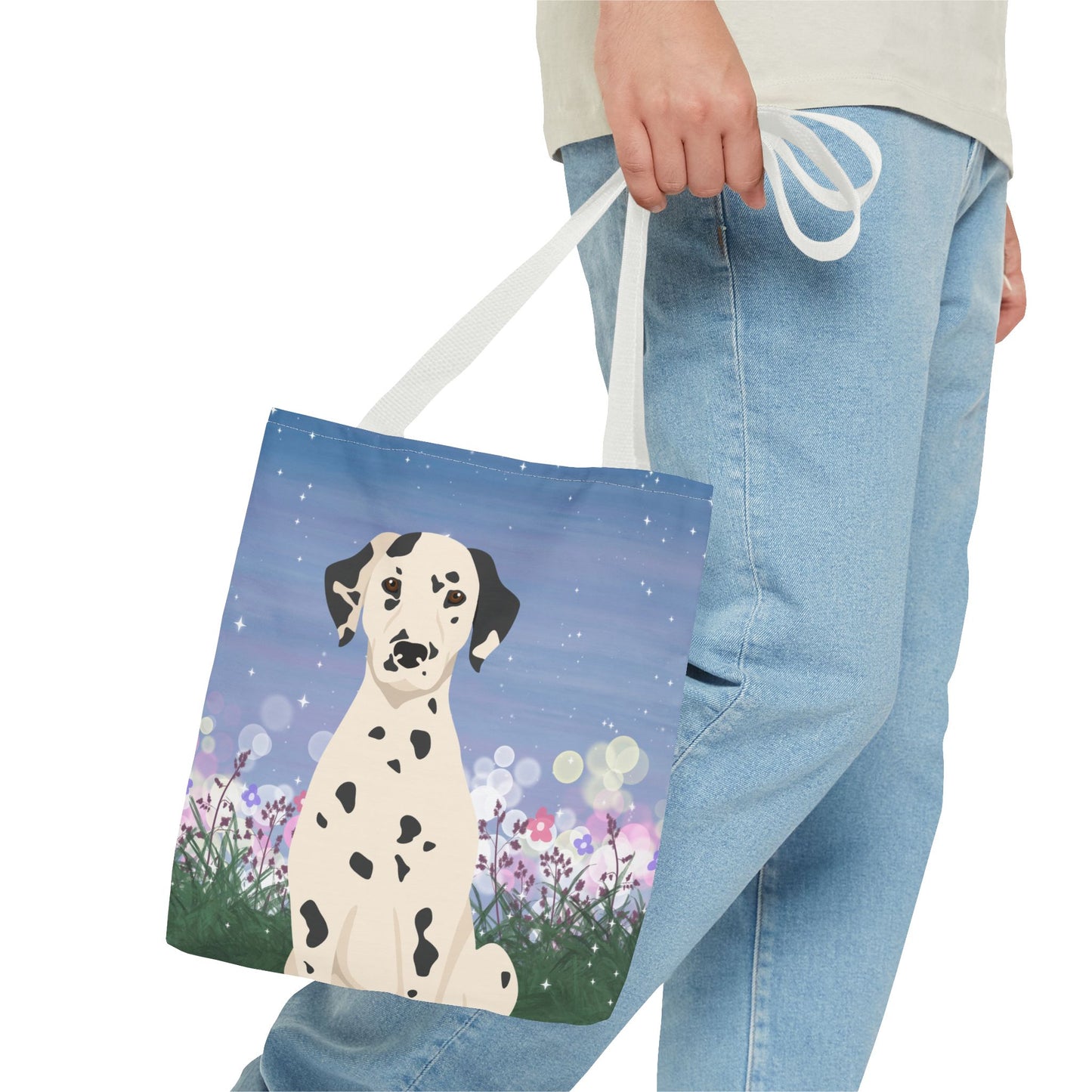 Dalmatian Dog Tote Bag 13x13
