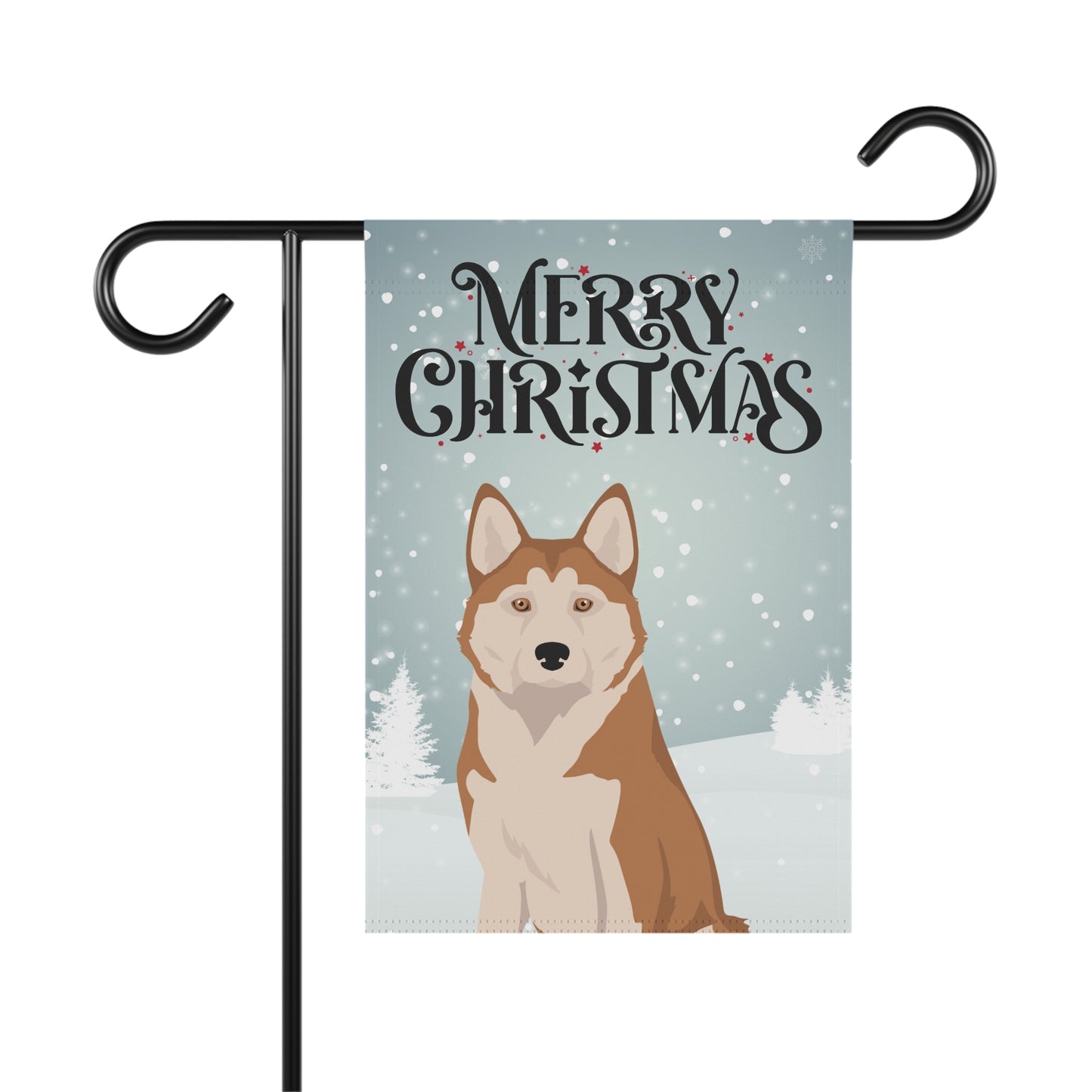 Alaskan Husky Dog Garden Flag
