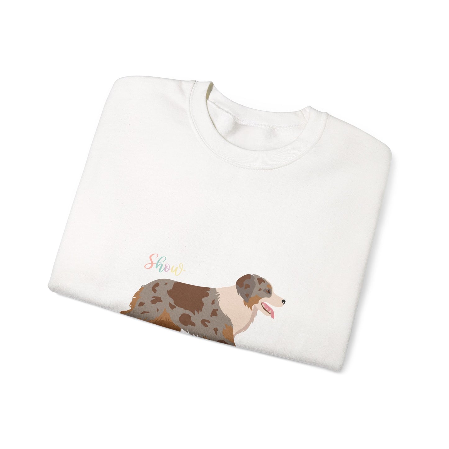 Miniature American Shepherd Dog Unisex Heavy Blend Crewneck Sweatshirt